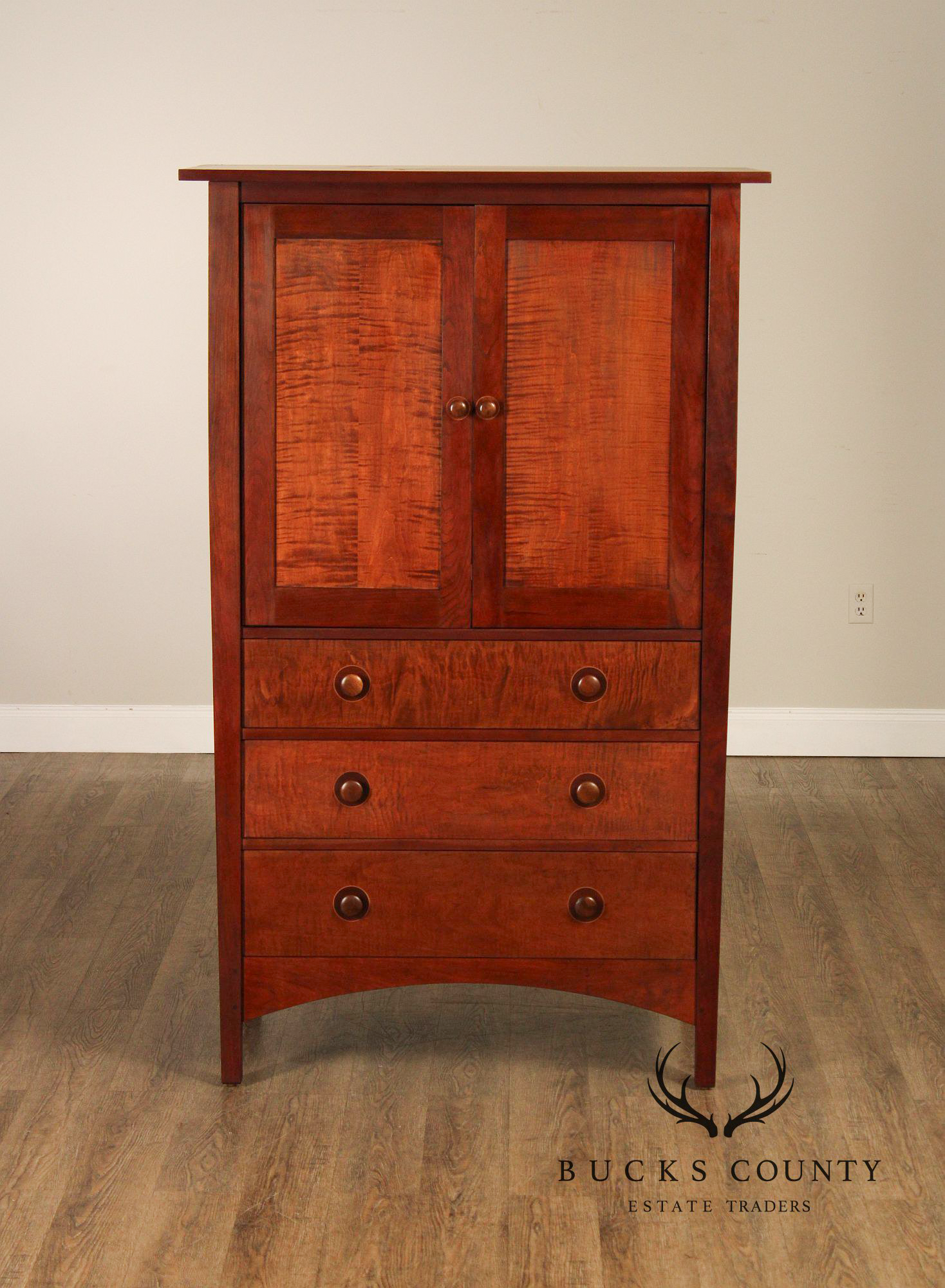 Stickley Mission Collection Harvey Ellis Cherry Door Chest