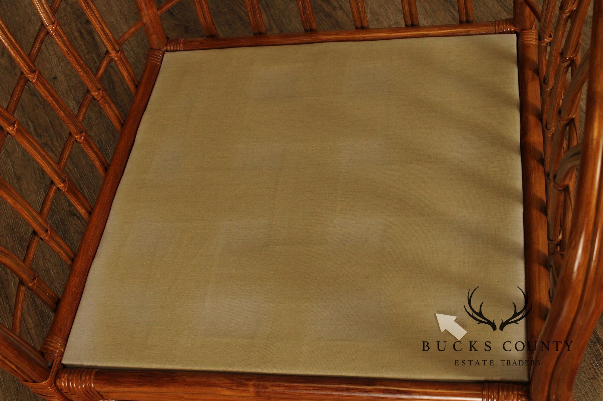 South Sea Rattan 'New Kauai' Lounge Chair with Ottoman