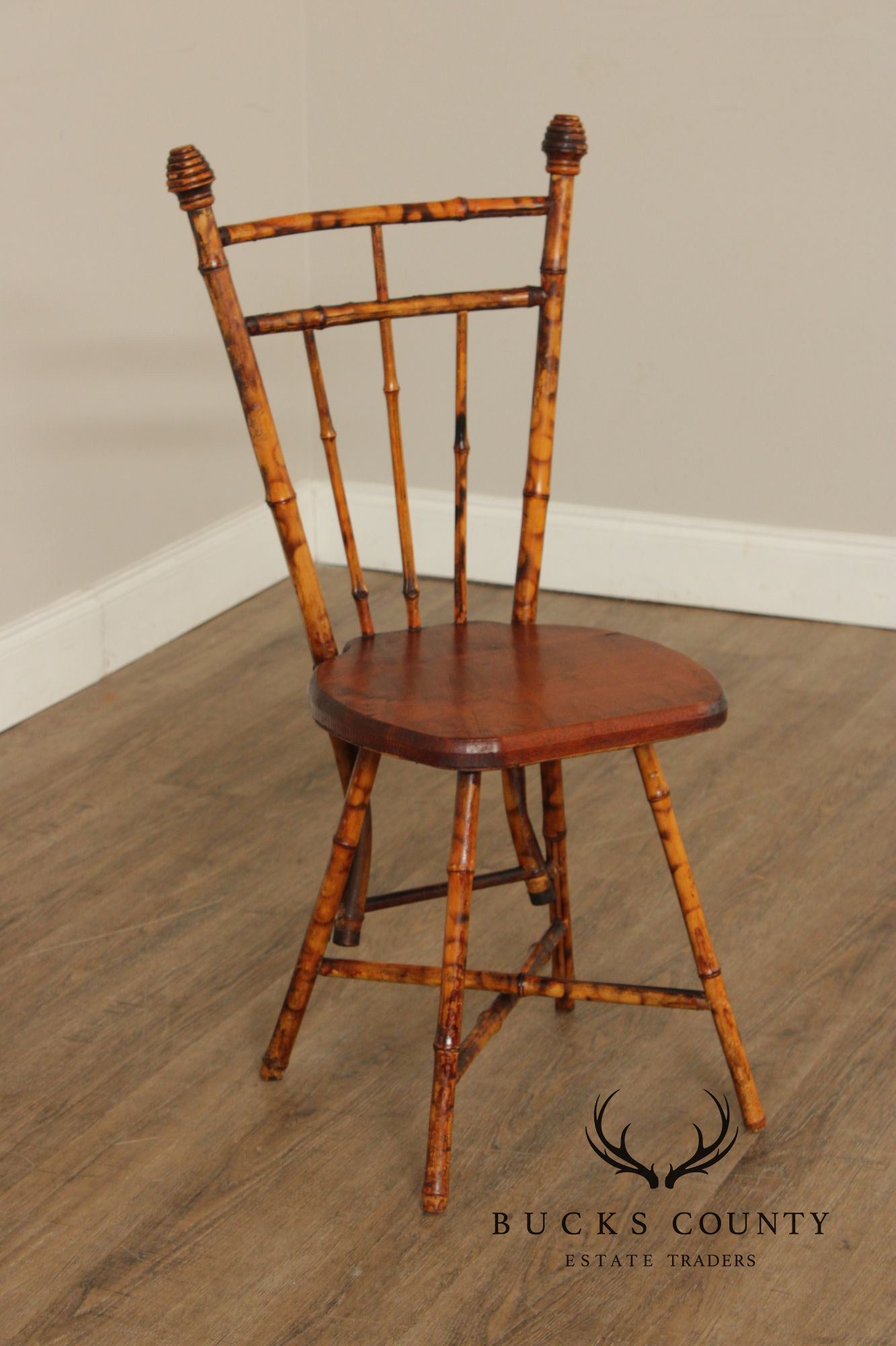 Antique Aesthetic Movement Bamboo Side Chair