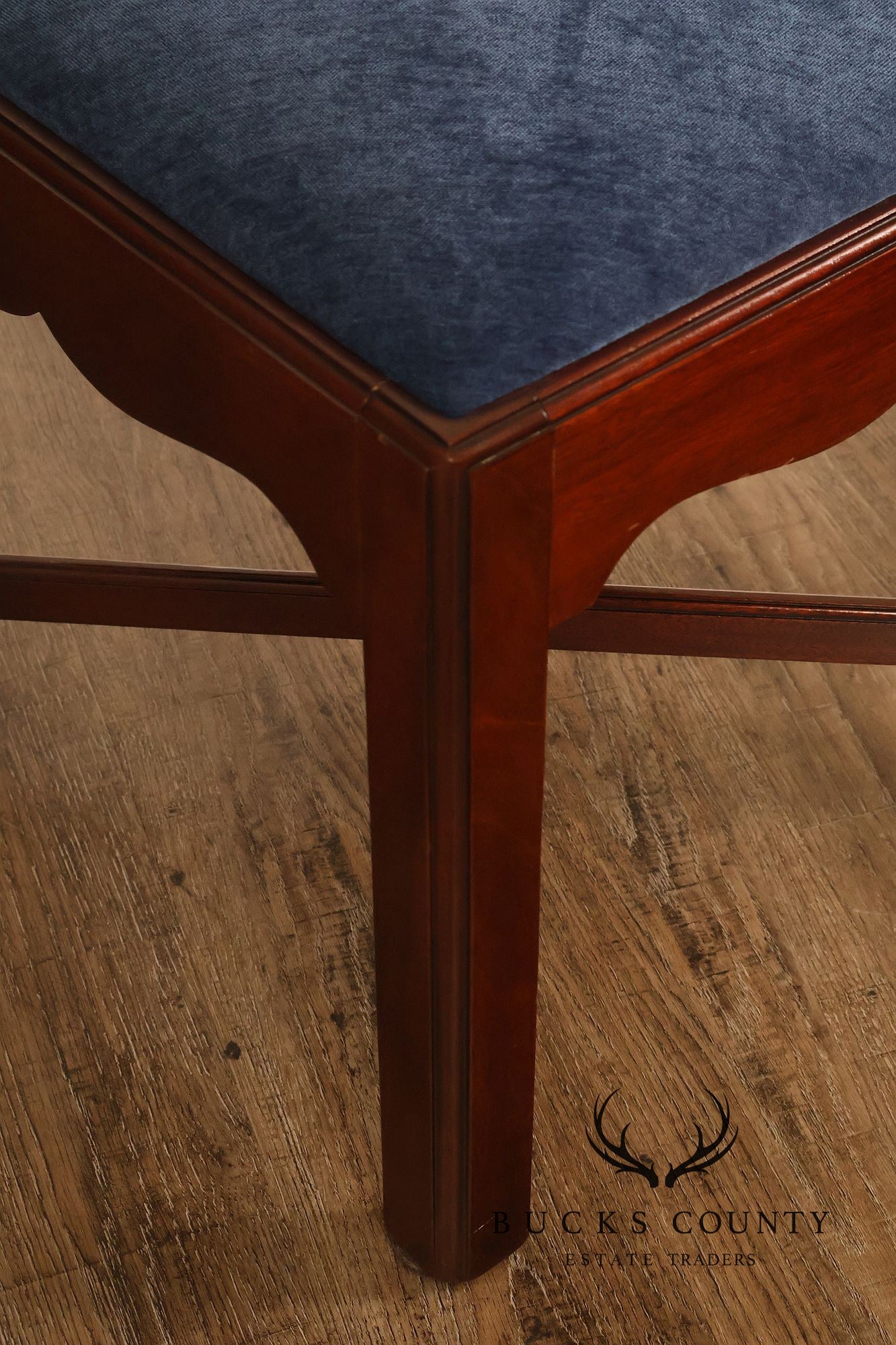Chippendale Style Solid Mahogany Corner Chair