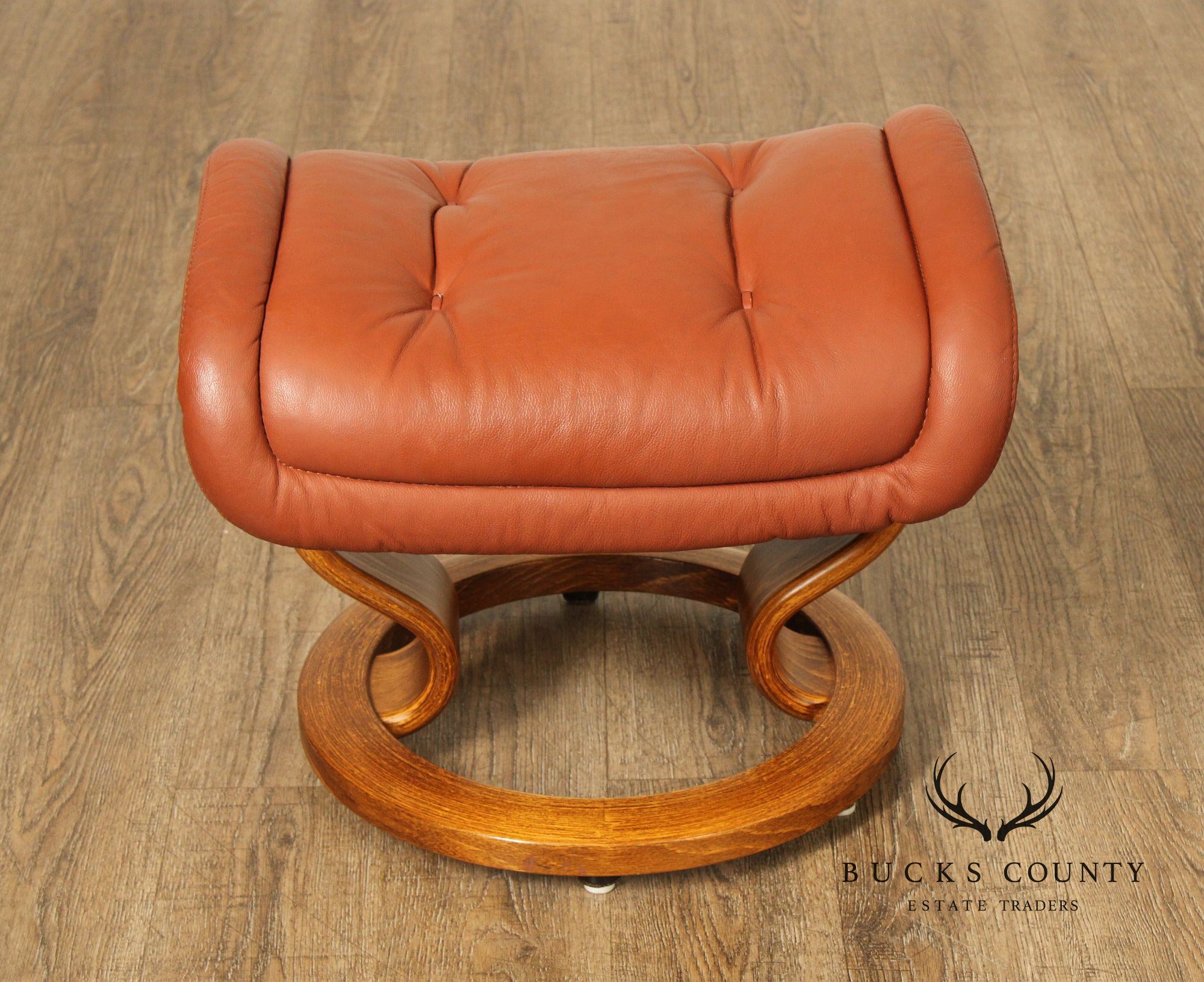 Ekornes Stressless Leather Ottoman