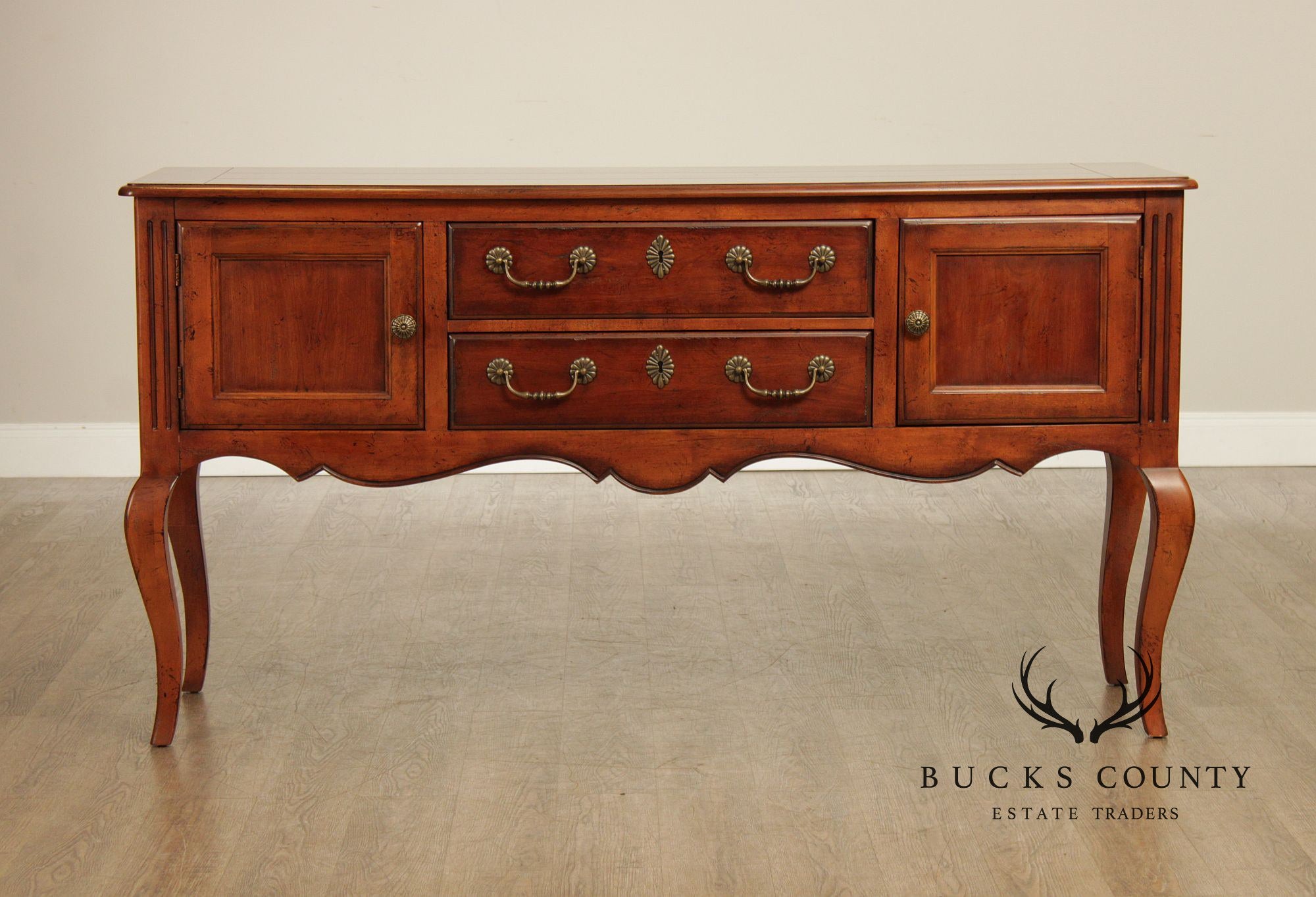 Hickory White French Country Style Cherry Sideboard