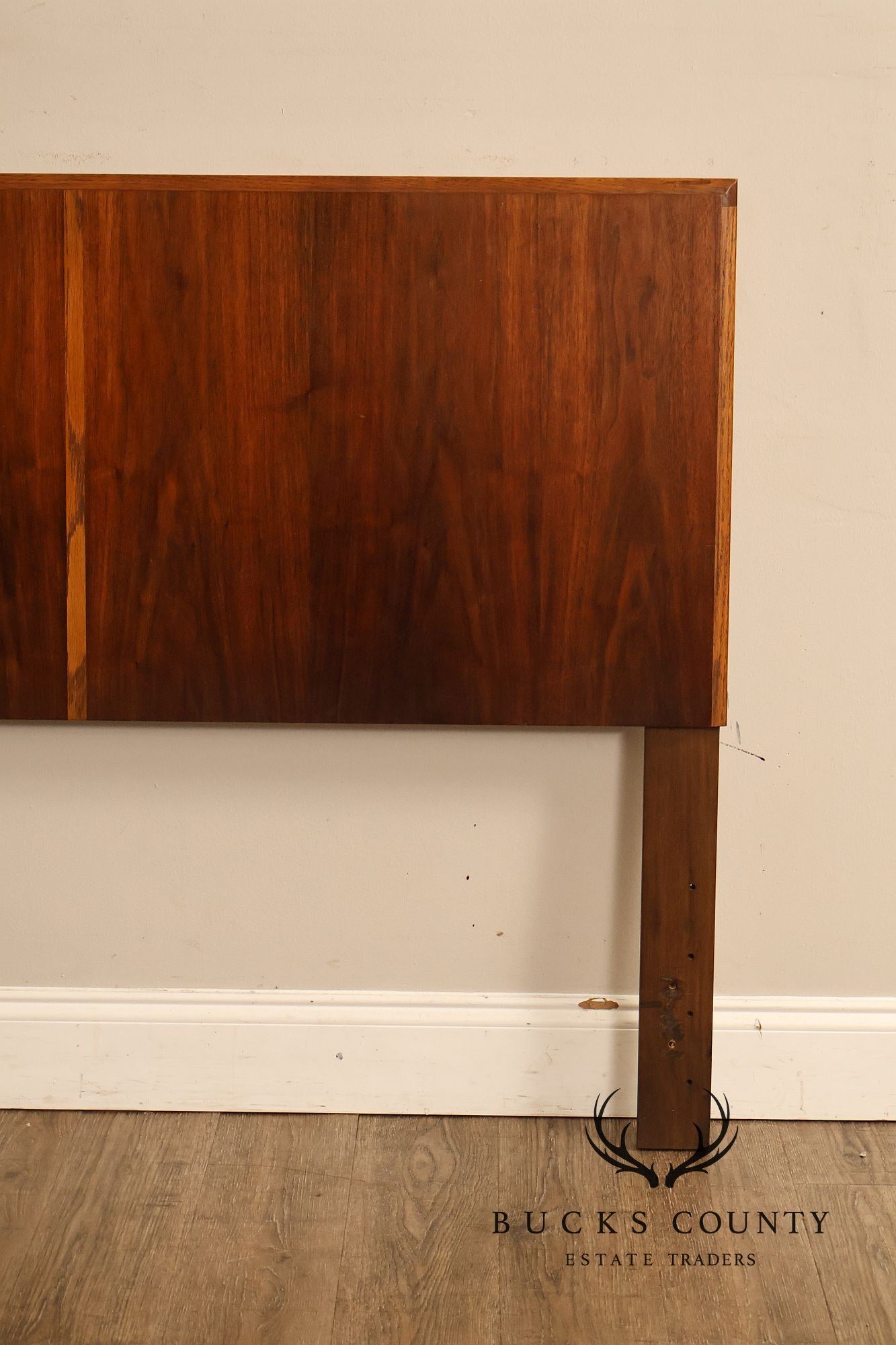 Lane Mid-Century Modern Walnut King Headboard