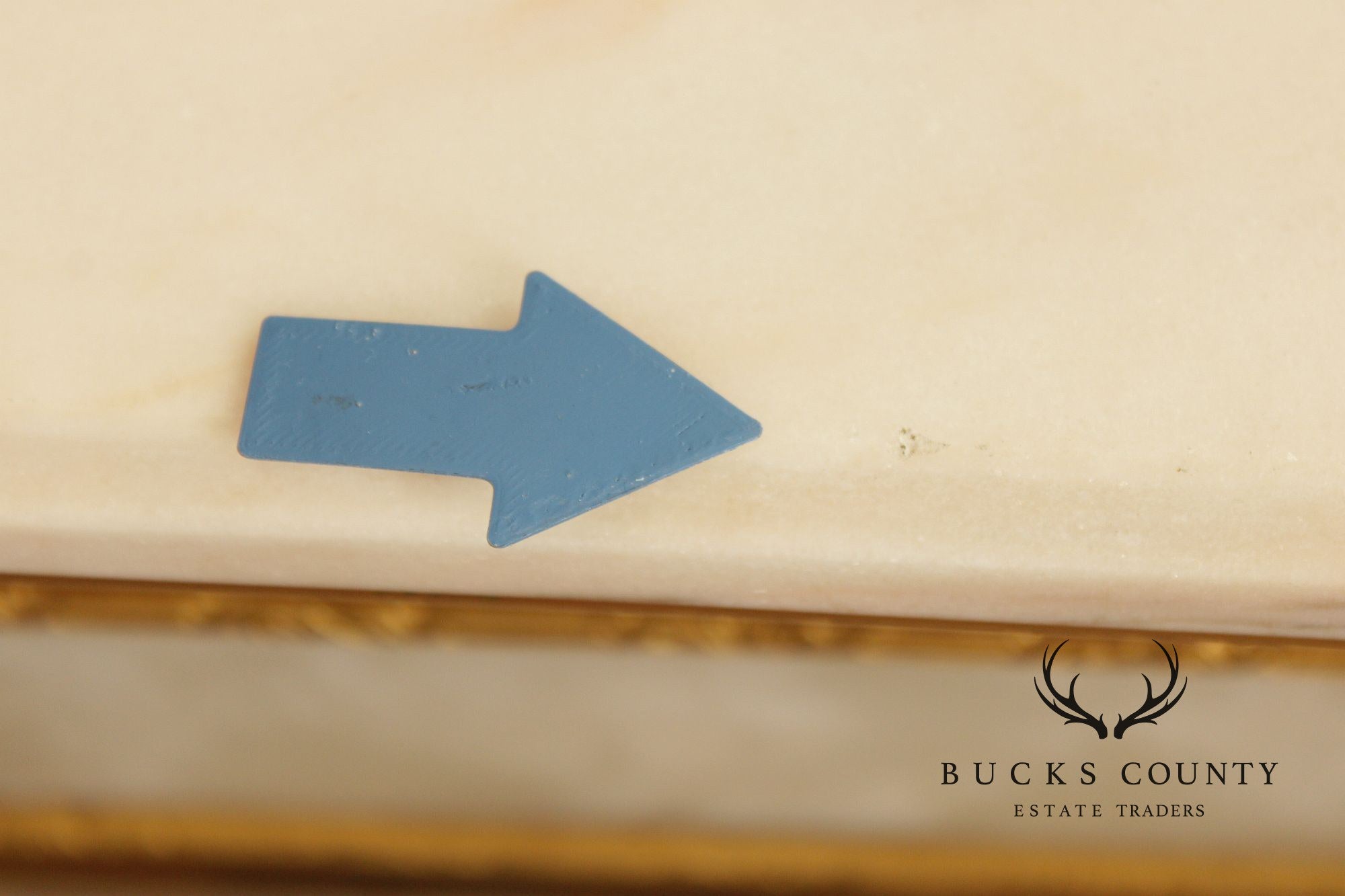 Italian Marble Top Gilt Bronze Console Table