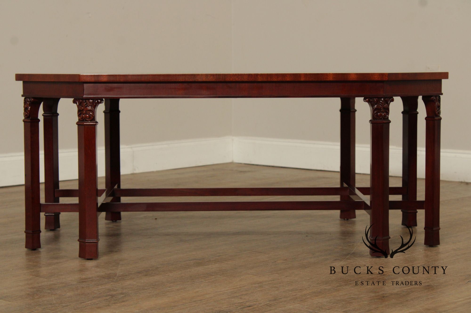 Kindel Georgian Style Mahogany Coffee Table