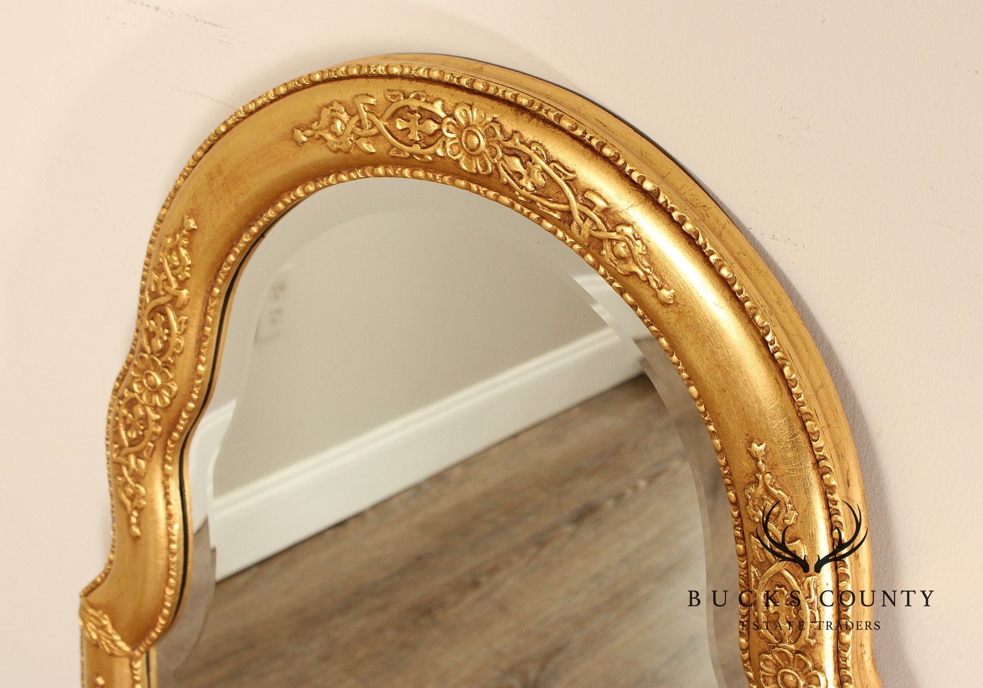 Chelsea House Pair of 'Carlton' Giltwood Wall Mirrors