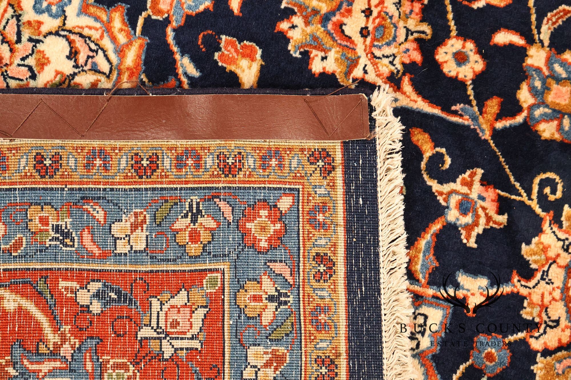 Persian Handwoven Wool Palace Size Floral Area Rug Approximately 10' X 18'