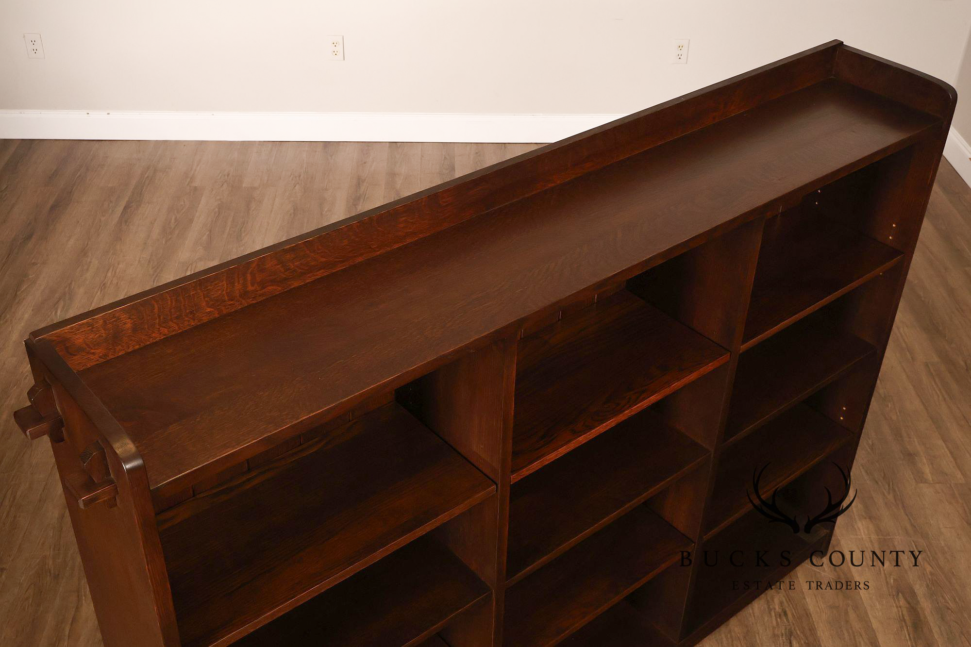 Stickley Mission Collection Oak Open Bookcase