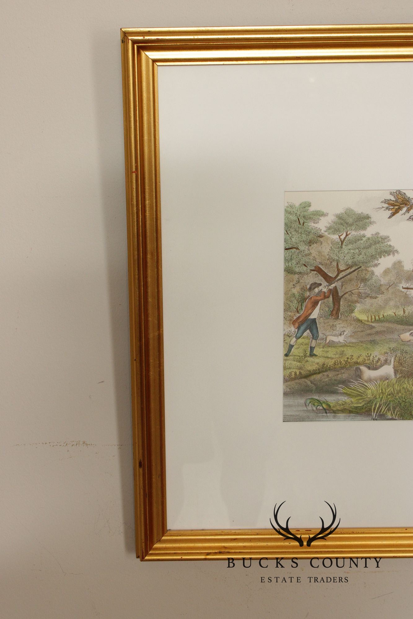 George Morland Pair of Prints, Game Hunt Scenes