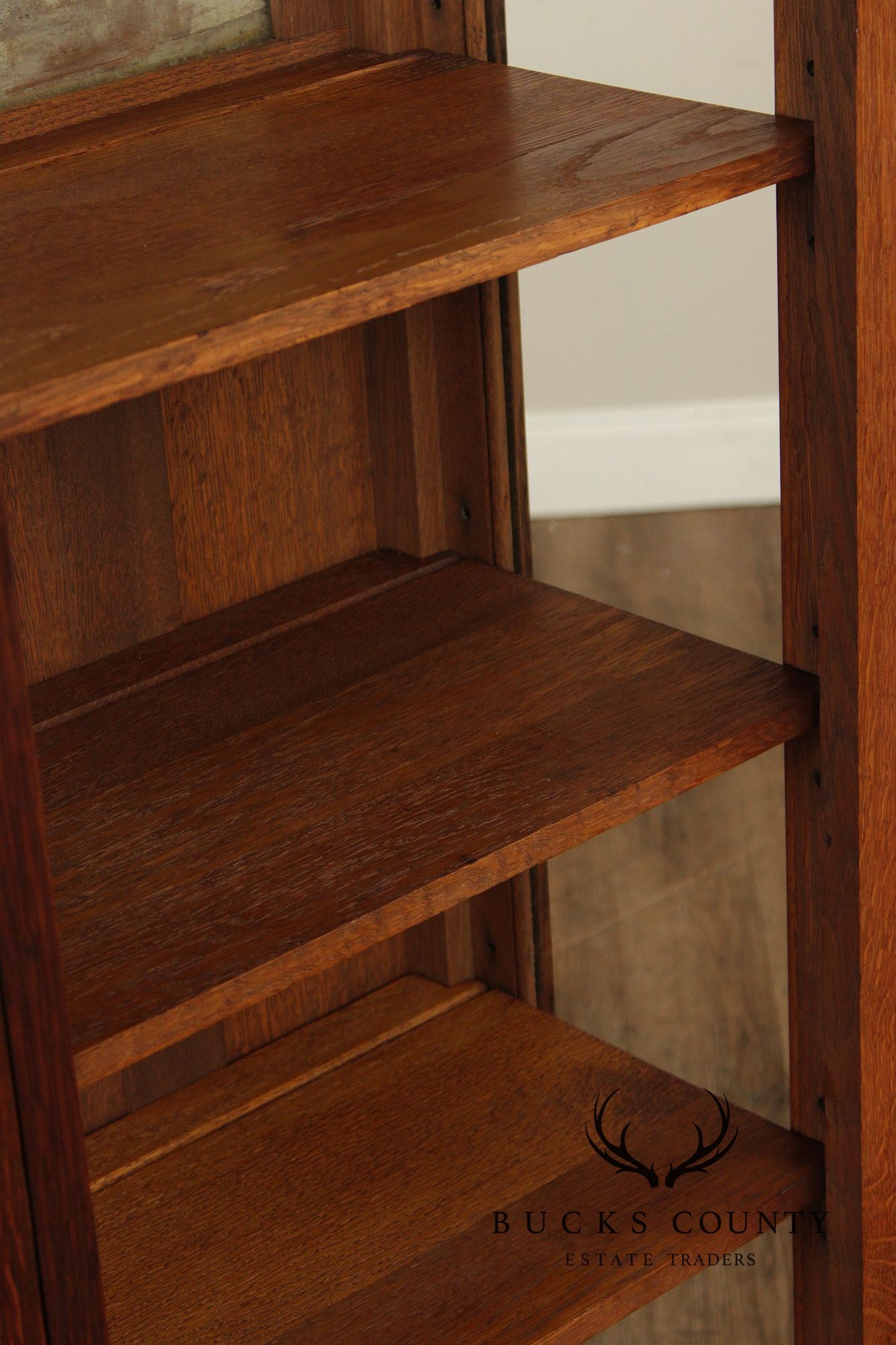 Stickley Brothers Antique Mission Oak Glass China Cabinet