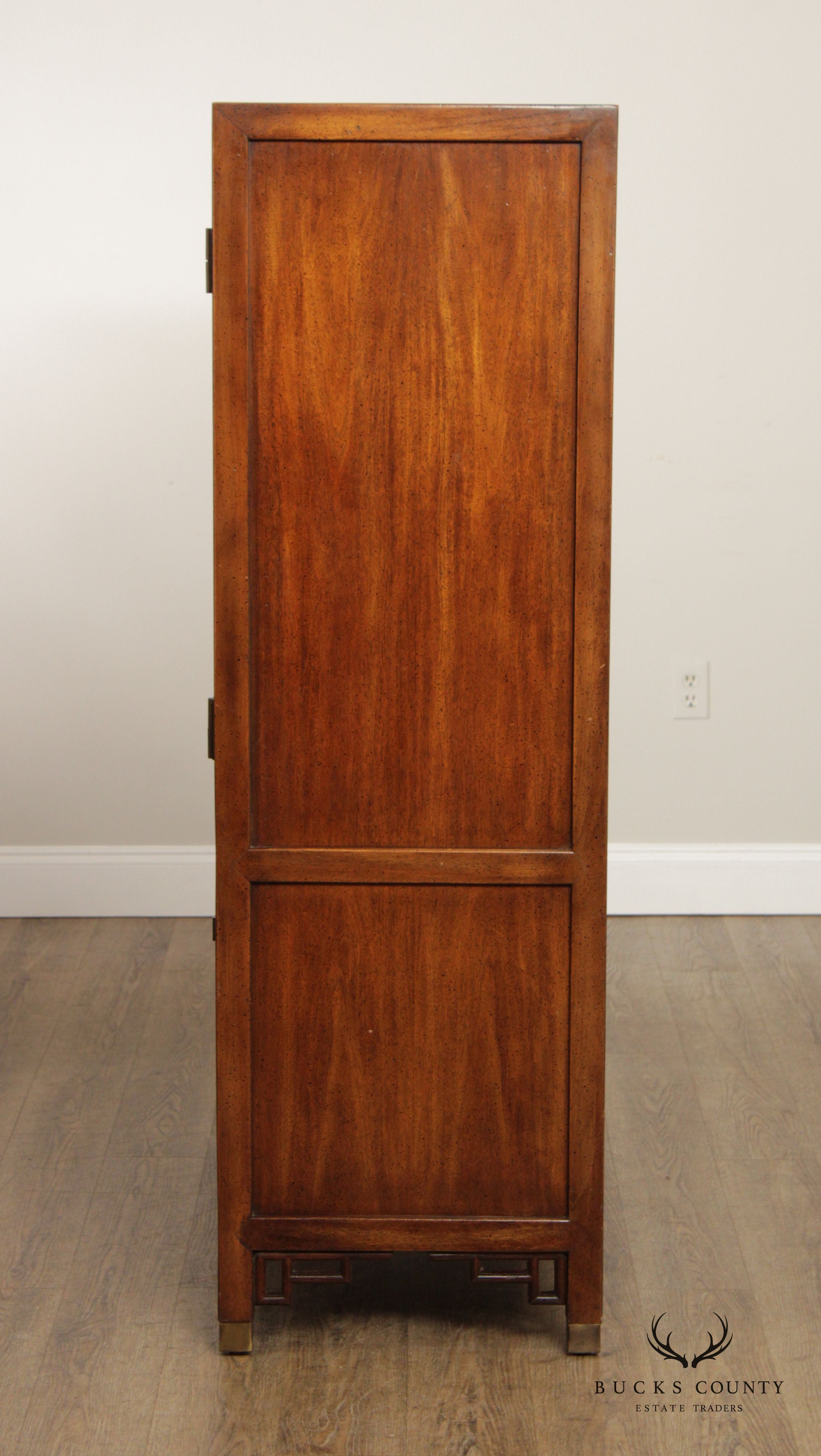 Century Furniture Chinoserie Mahogany Armoire