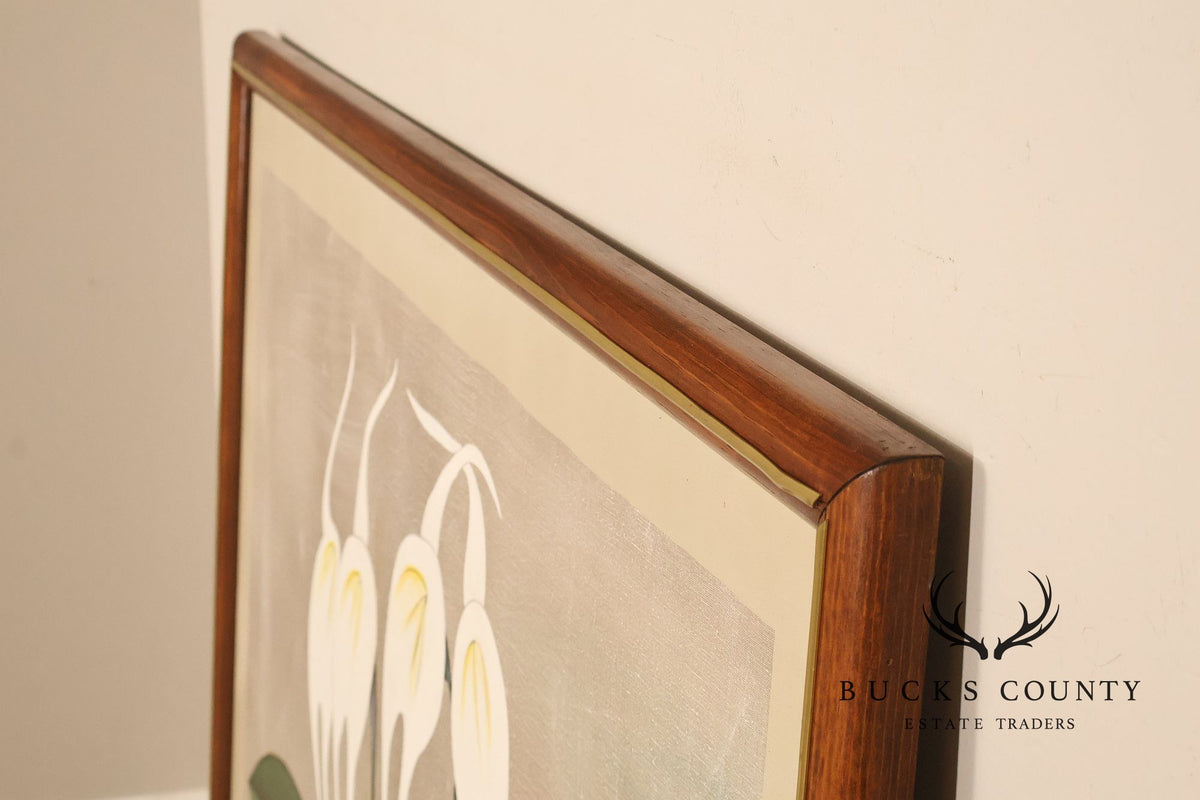 Artist Signed Floral Still-Life Painting, Orchids