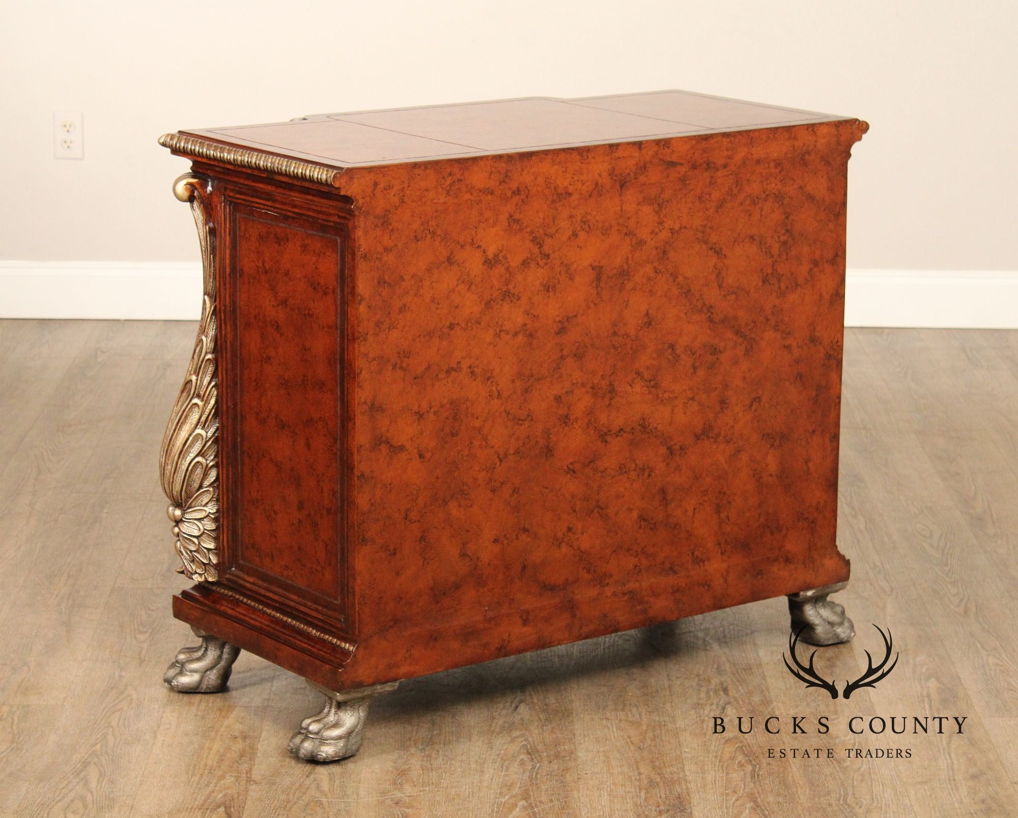 Collezione Europa Leather Wrapped Chest of Drawers