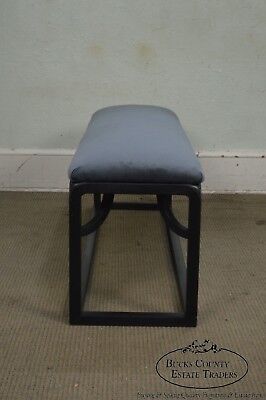 Custom Black Painted Long Bench (A)