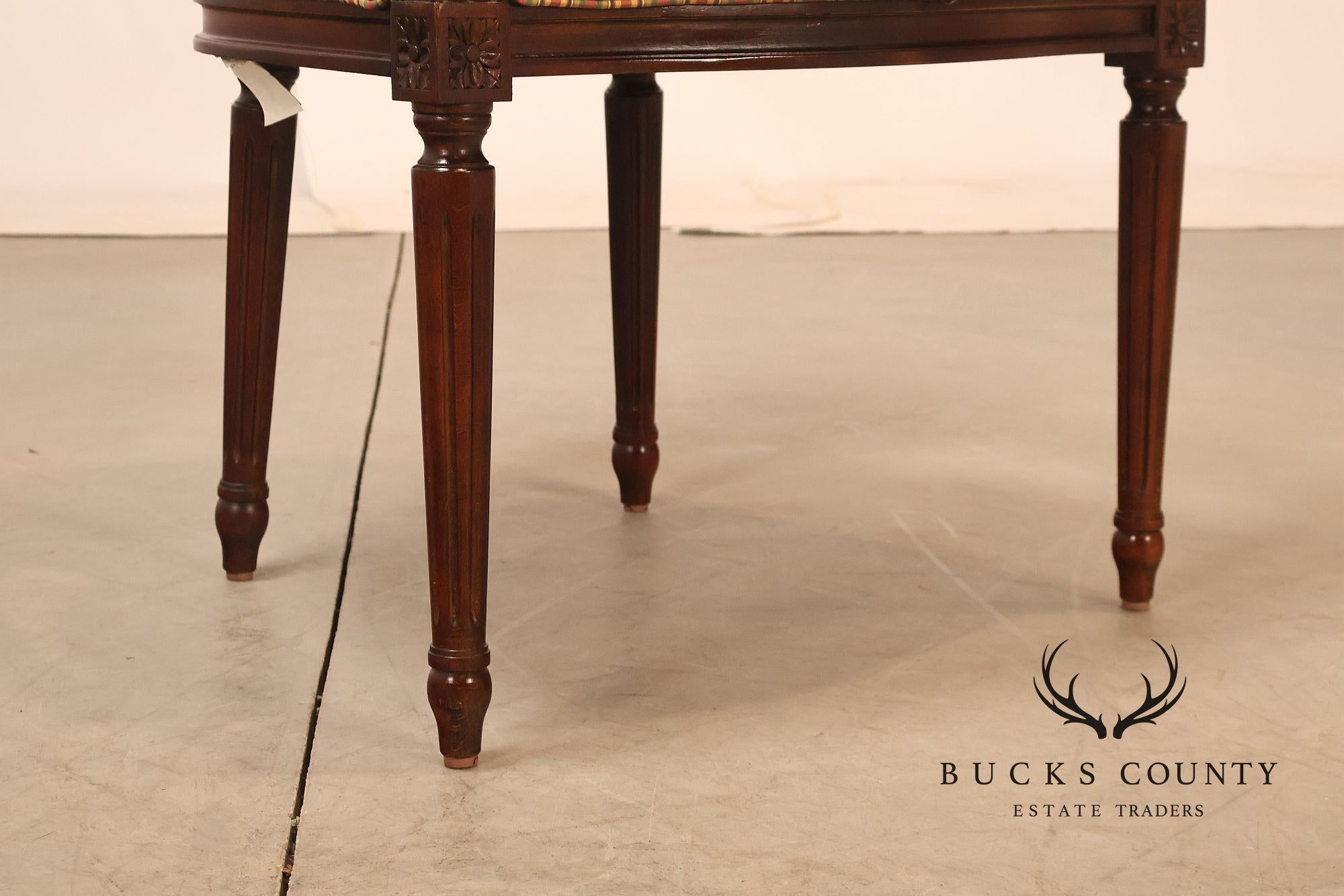Century Furniture French Louis XVI Style Set of Ten Oval Back Dining Chairs