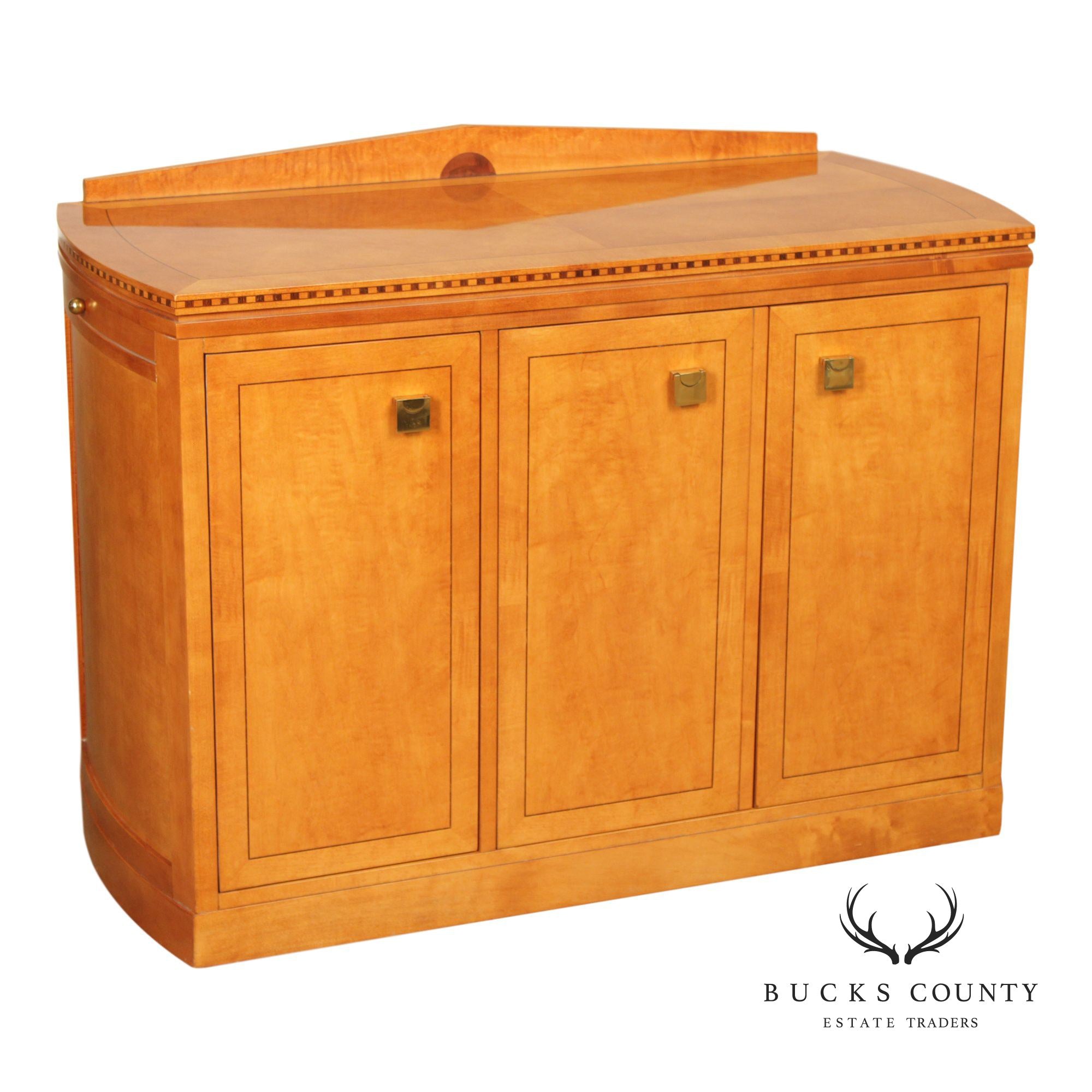 Hickory White Genesis Collection Biedermeier Style Maple Server