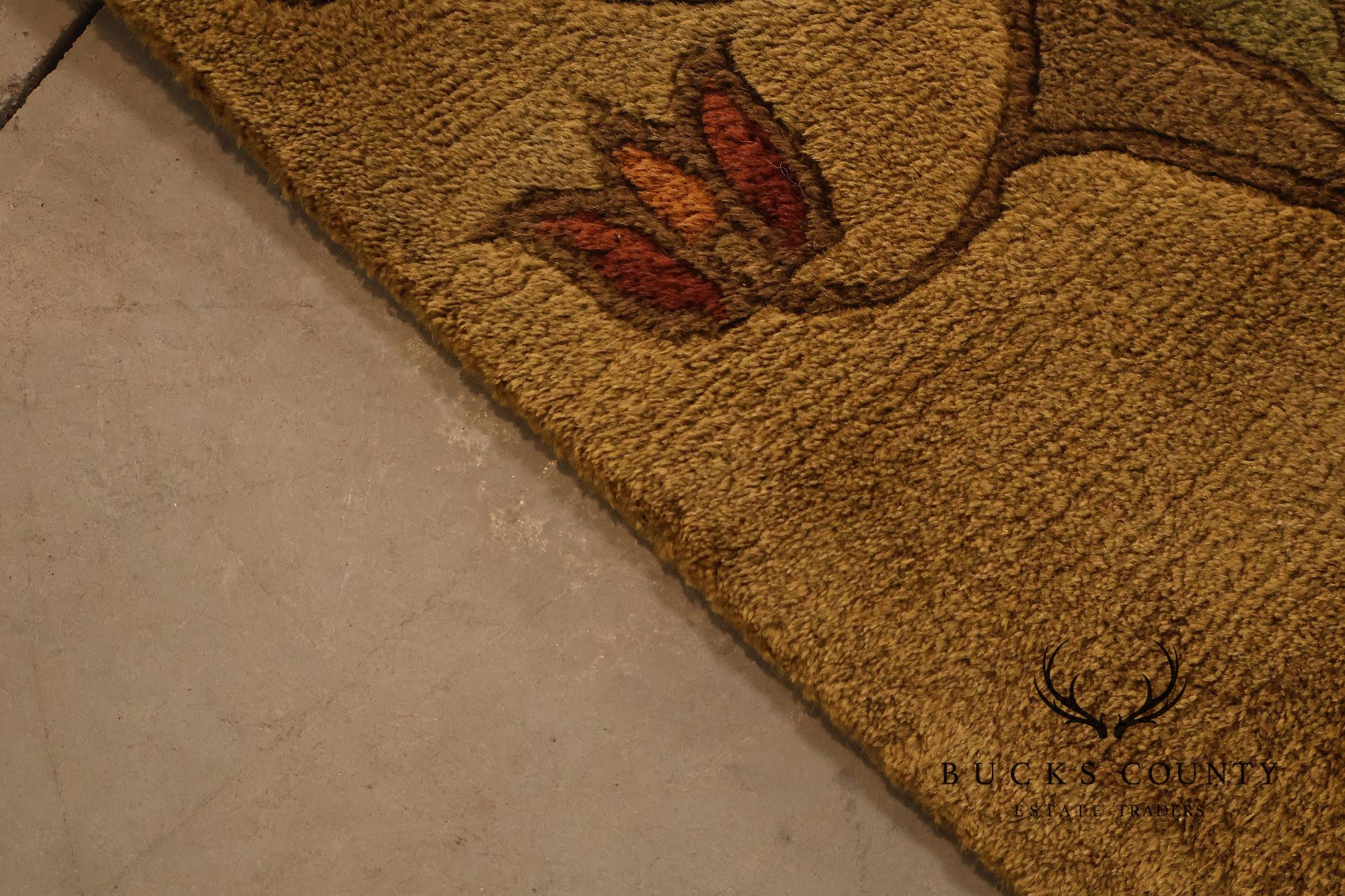 Stickley Designer Rugs Wool Area Rug Tulip Pattern 9x12