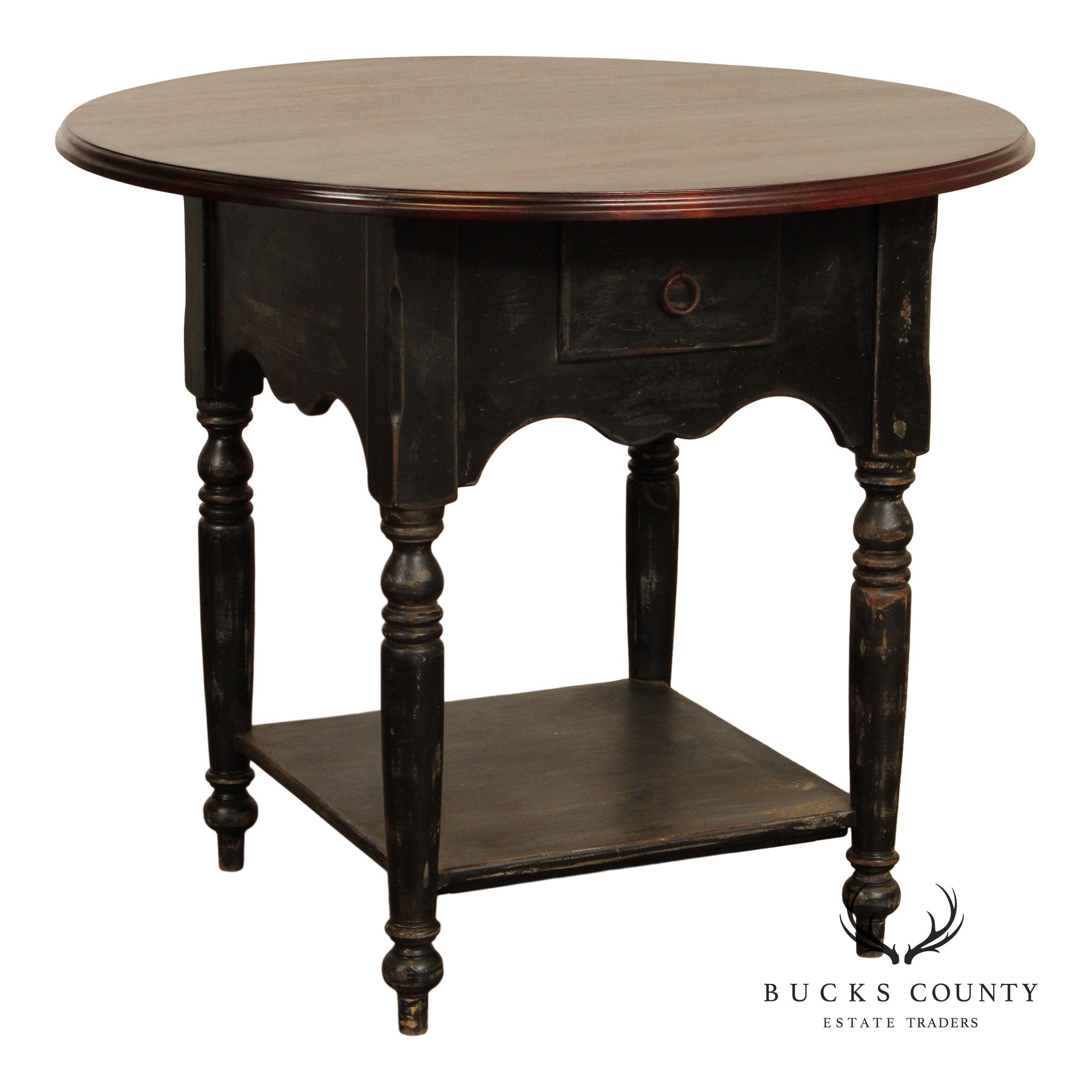 Farmhouse Stye Round Counter Height Table