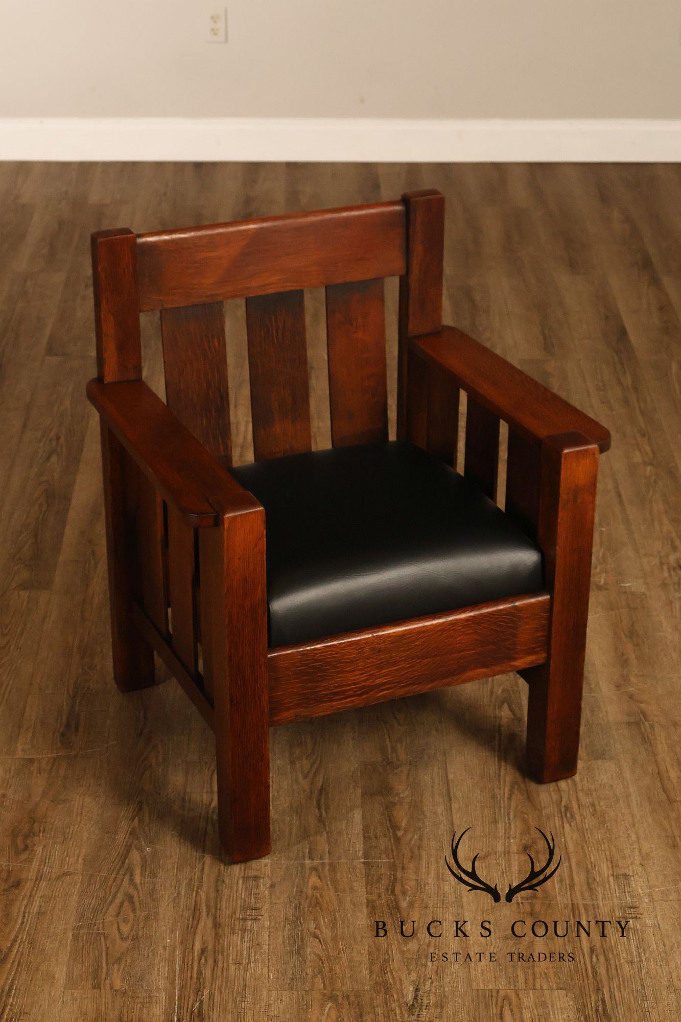 Langslow, Fowler Co. Antique Mission Oak Armchair