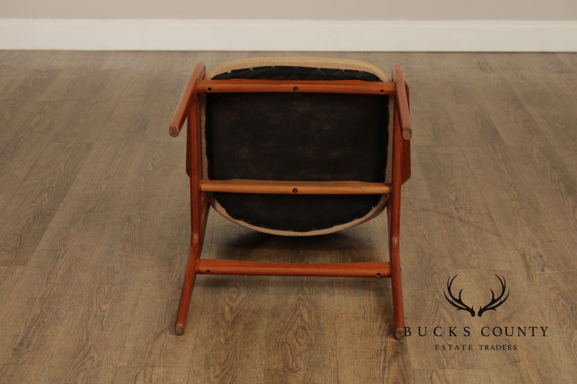 Benny Linden Danish Modern Style Pair of Teak Armchairs