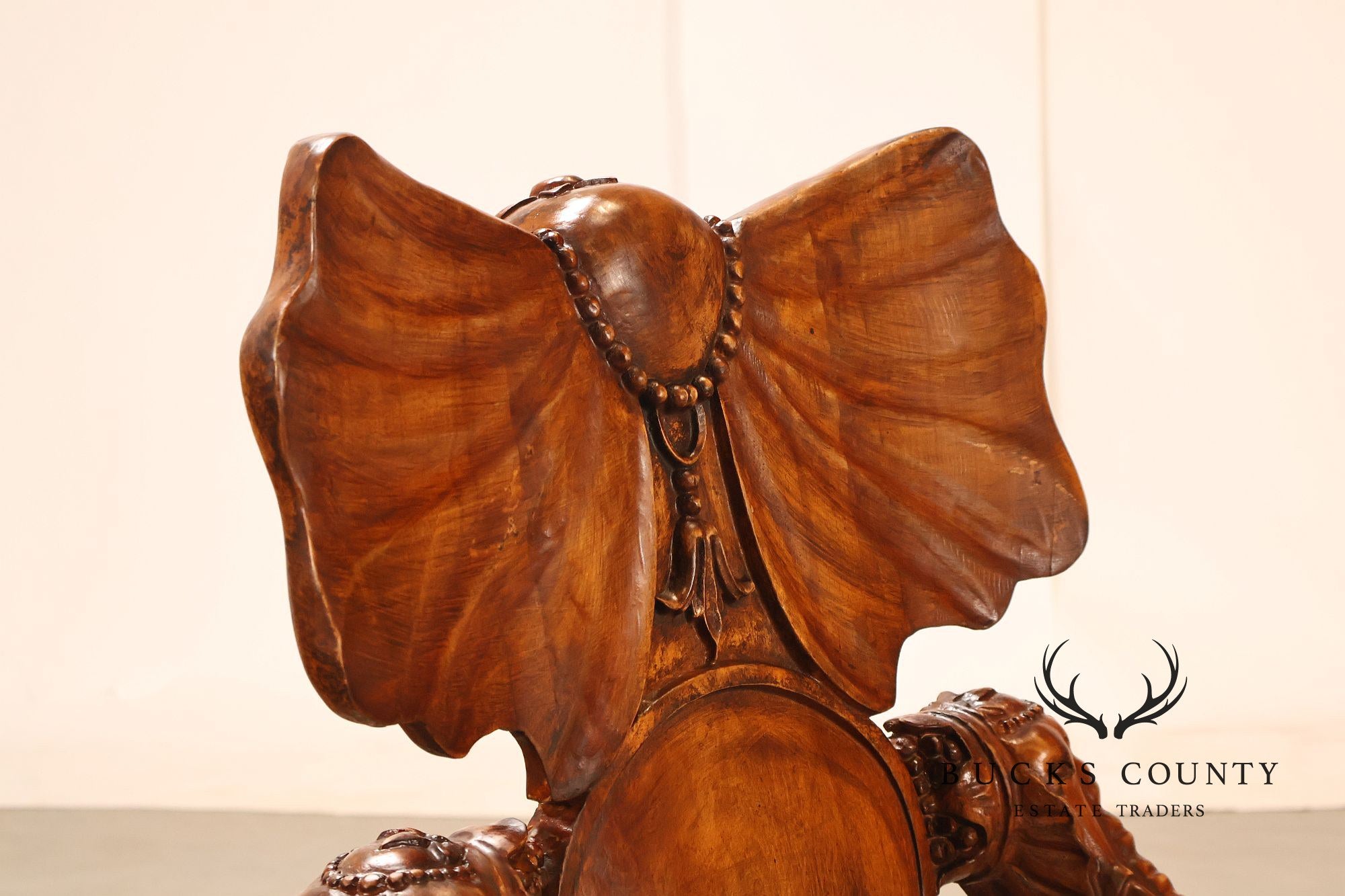 Anglo-Indian Set Of Four Carved Elephant Armchairs