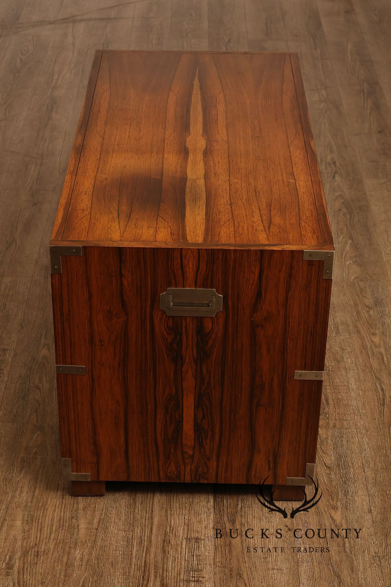 Baker Campaign Style Rosewood Low Chest