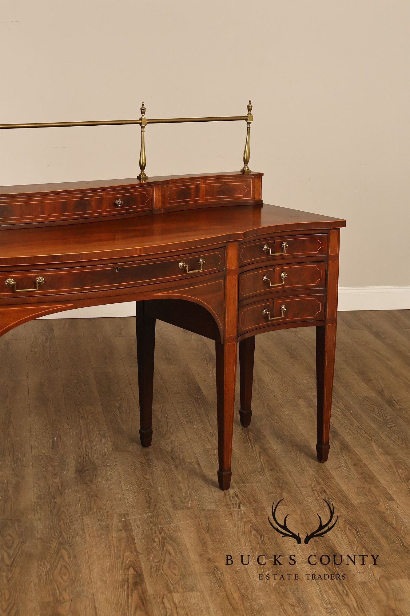 1940's Baker Regency Style Mahogany Sideboard