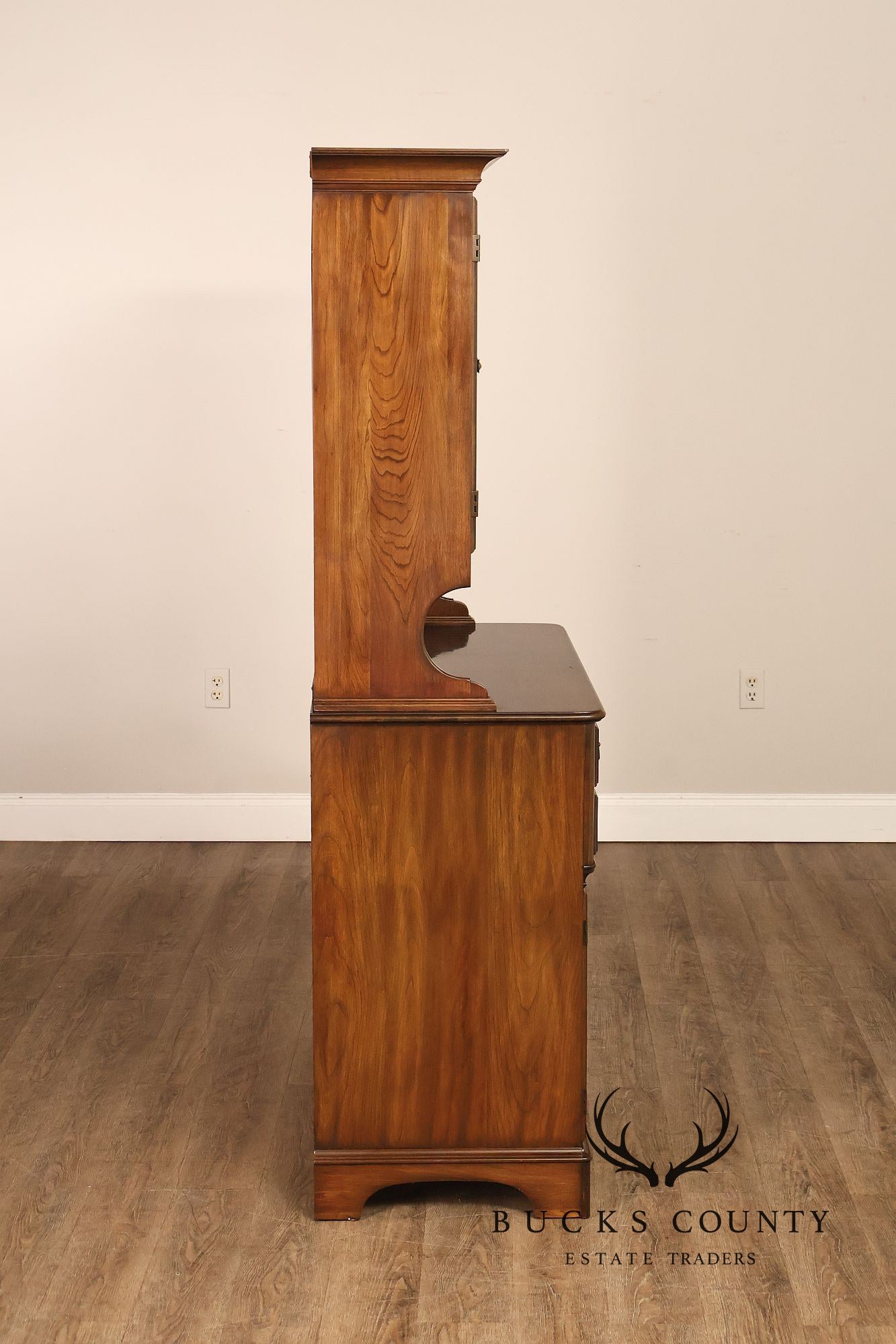 Pennsylvania House Vintage Cherry Step Back Hutch China Cabinet