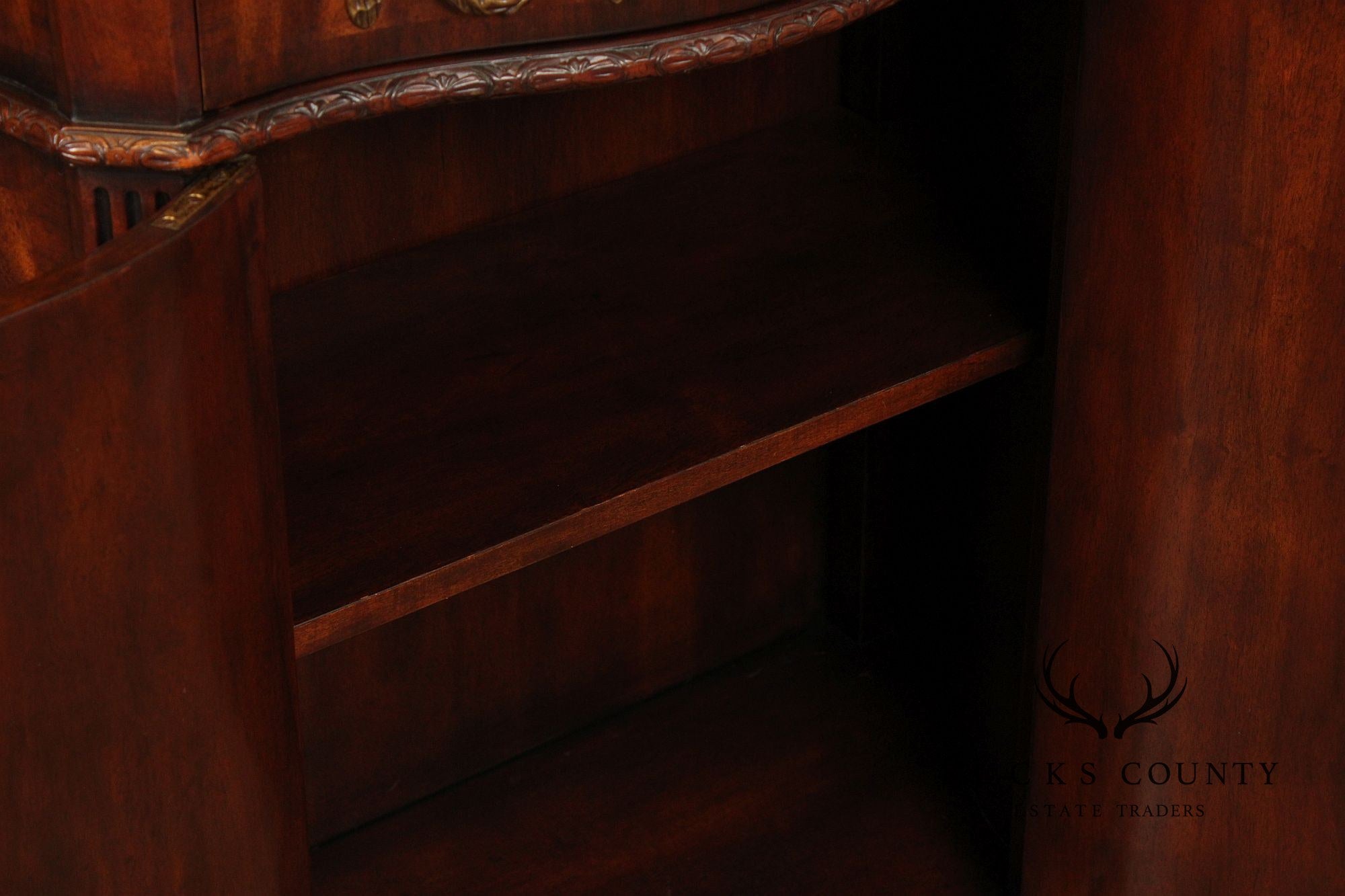 Theodore Alexander Regency Style Mahogany Cabinet