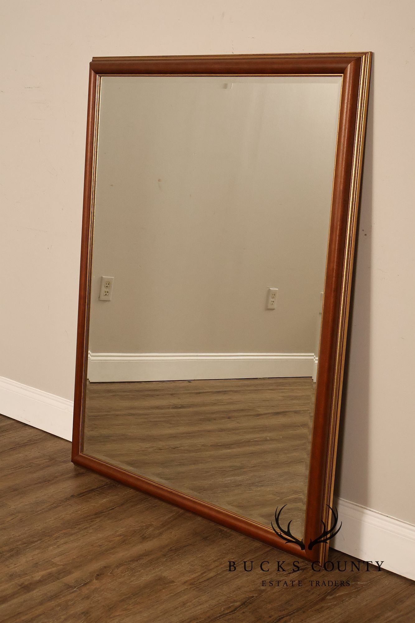 Traditional Partial Gilt Wall Mirror