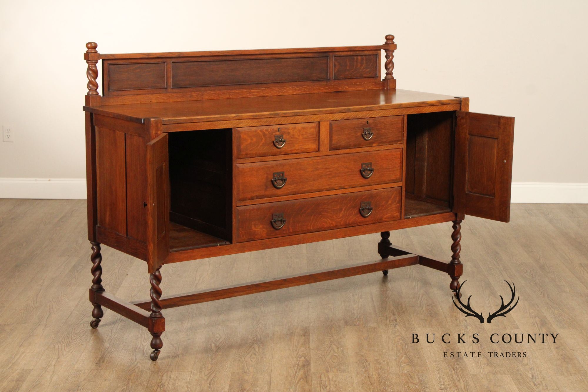 Stickley Brothers Antique Oak Sideboard