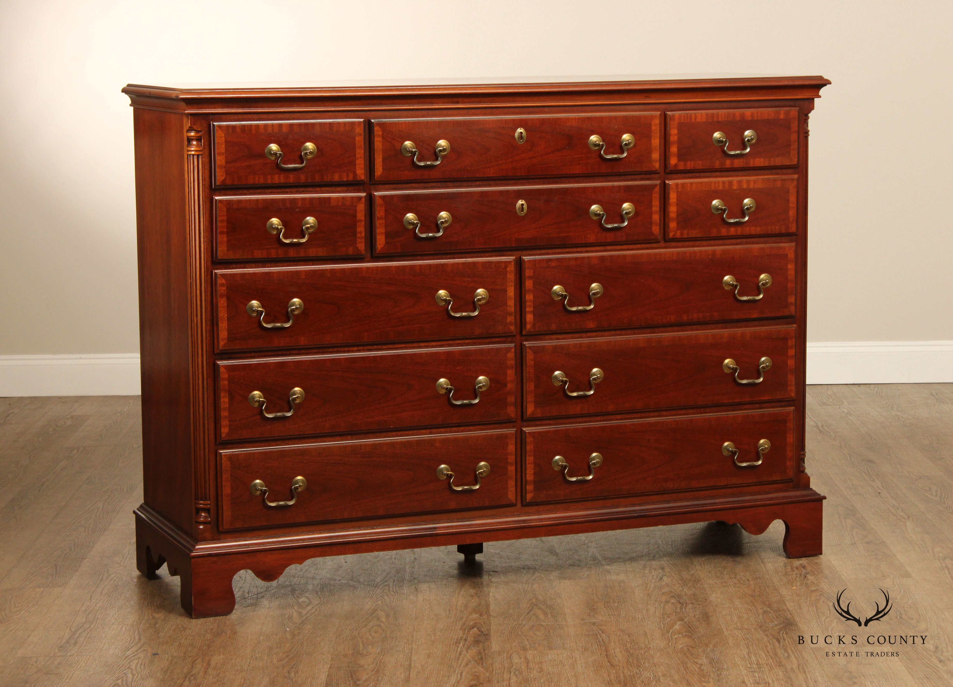 Lexington Georgian Style Cherry Double Chest