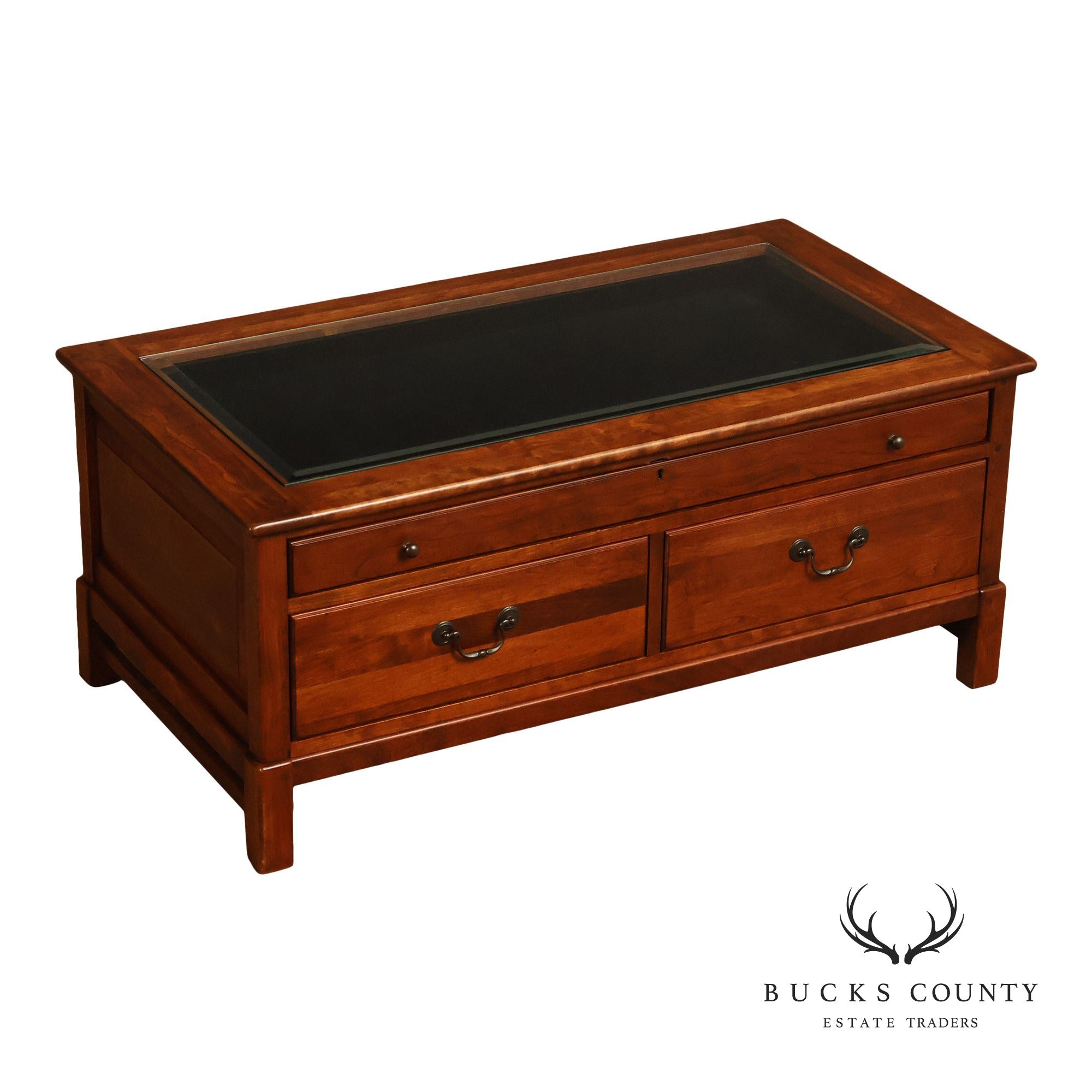 Lexington Bob Timberlake Glass Top Cherry Coffee Table