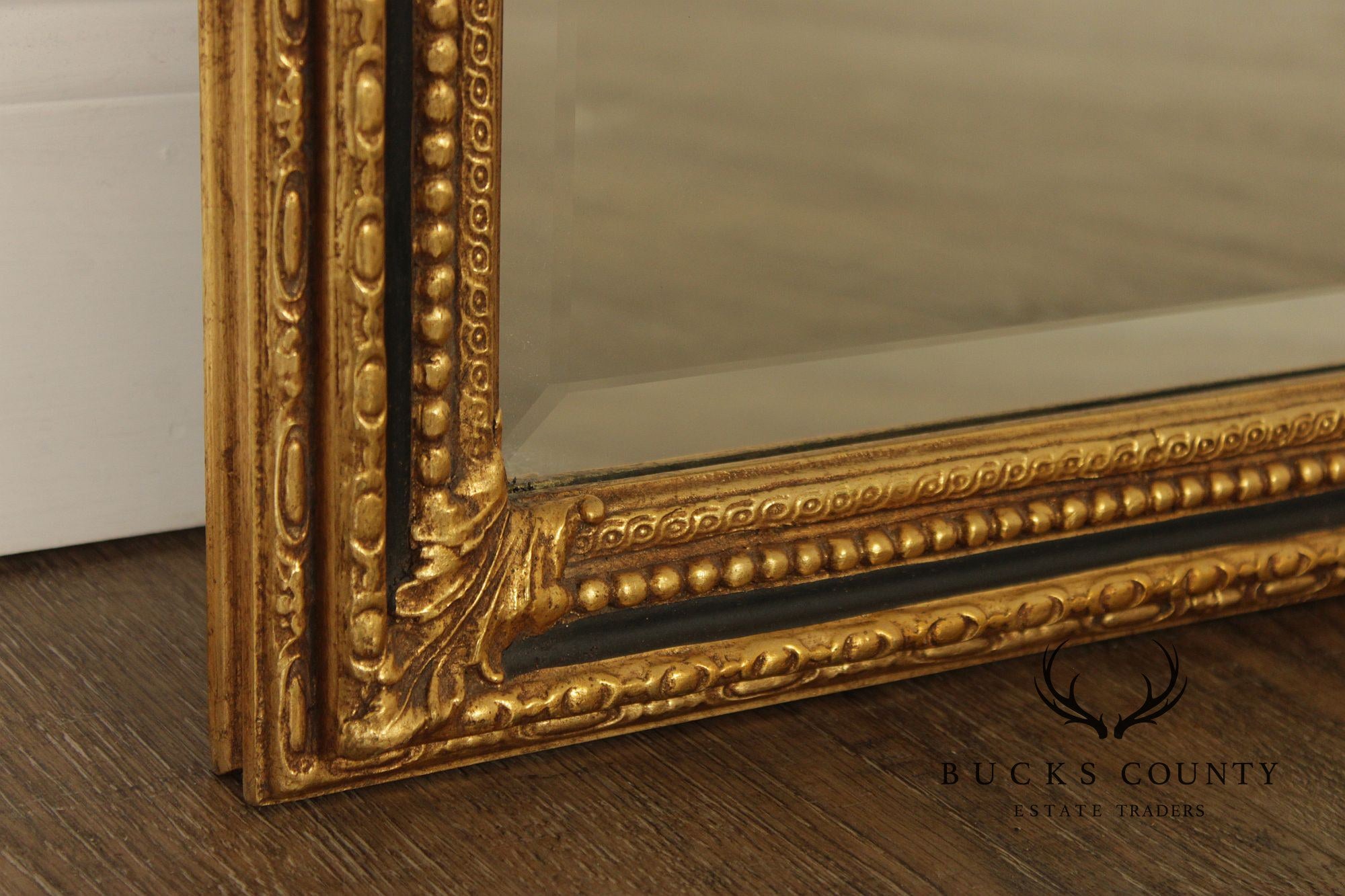 Friedman Brothers 'Malabar' Partial Gilt Frame Wall Mirror