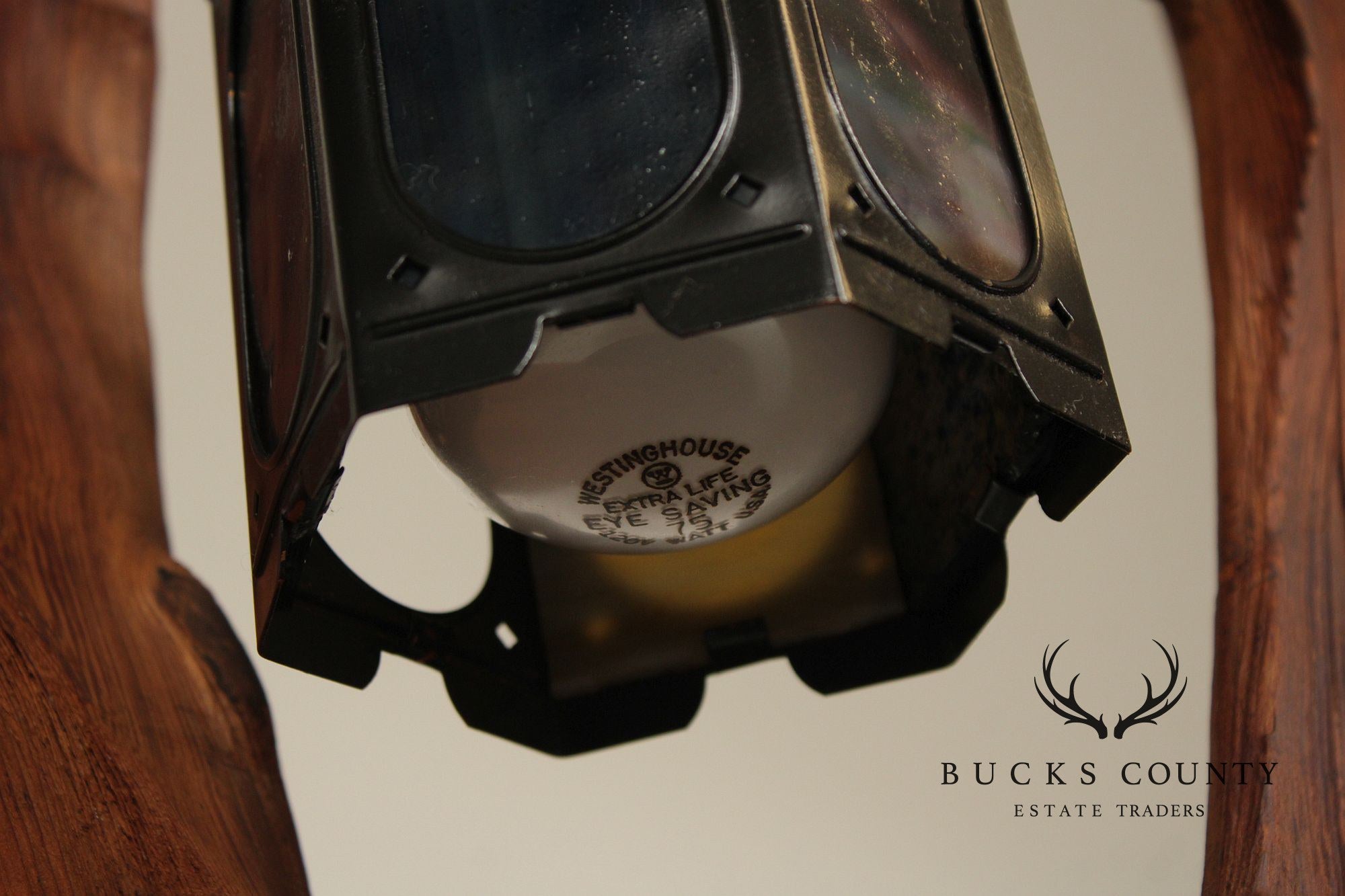 Mid Century Modern Tall Driftwood Table Lamp