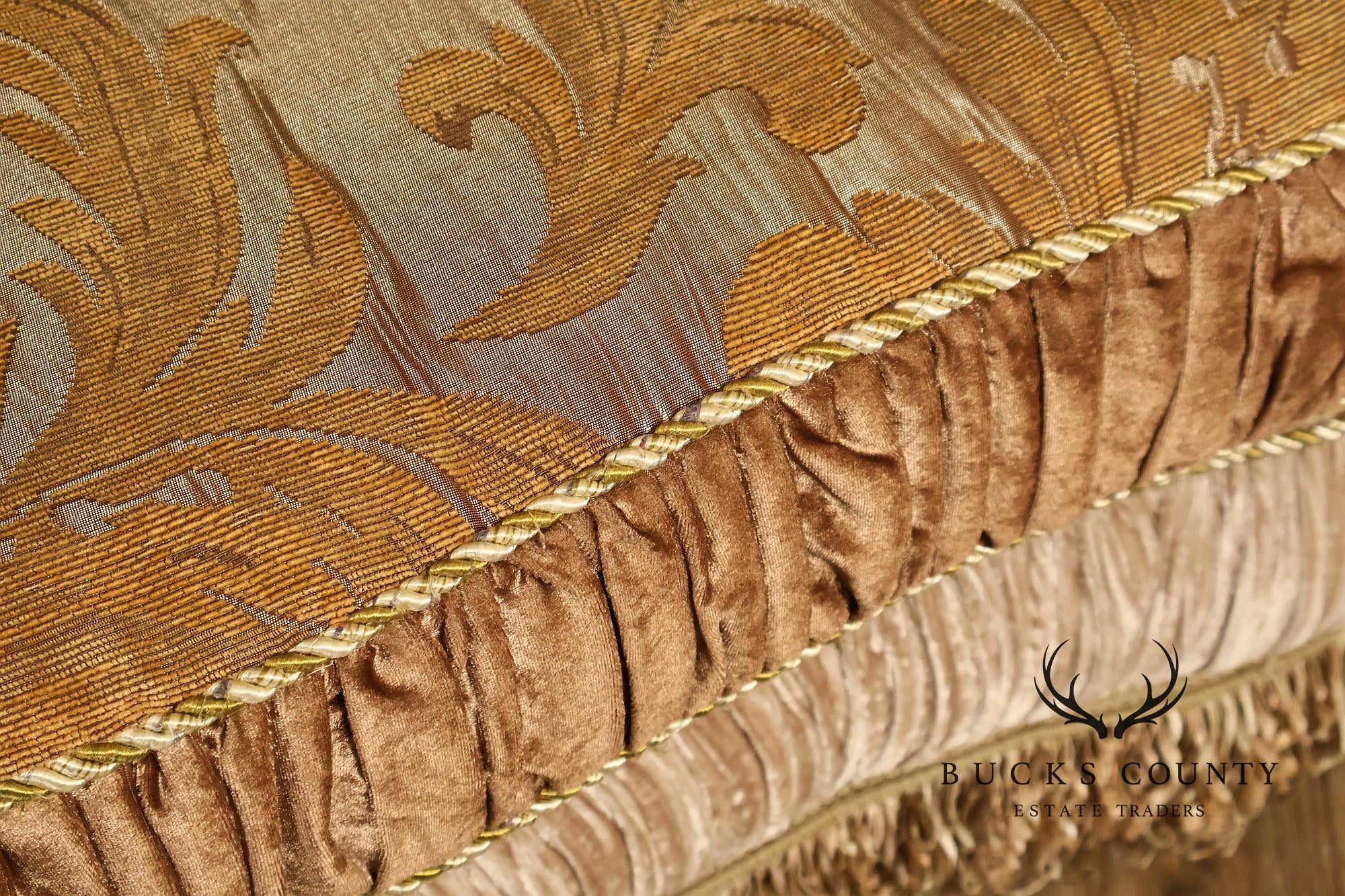 Italian Renaissance Style Upholstered Club Chair