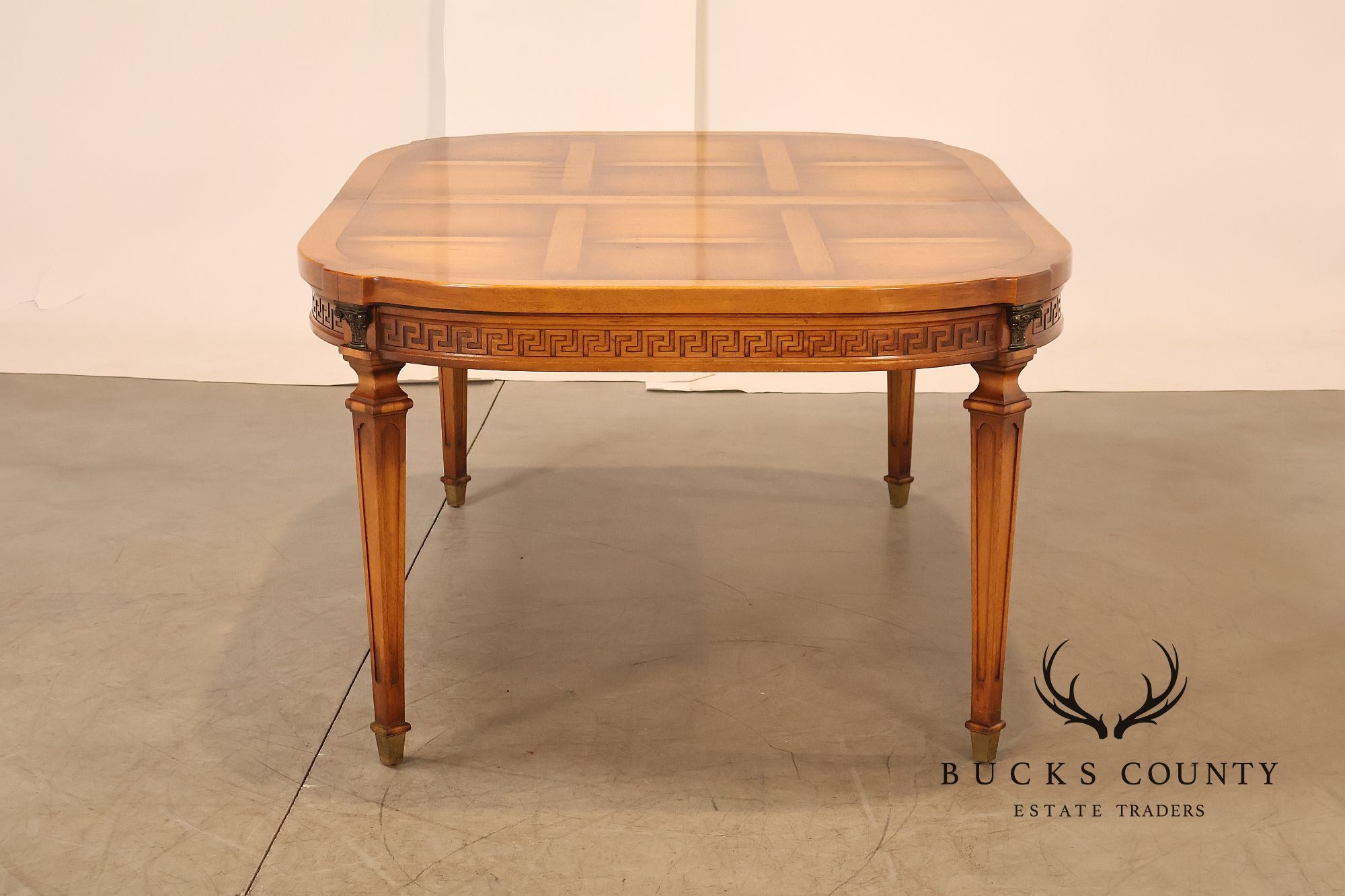 Daniel Jones Inc. Neoclassical Style Expandable Dining Table