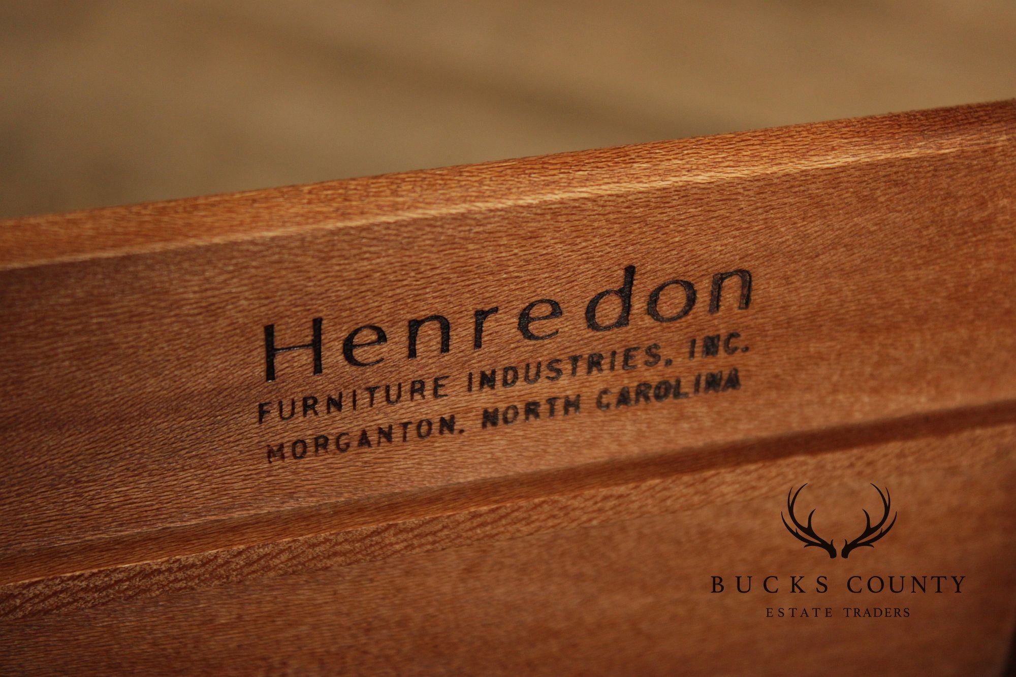 Henredon Campaign Style Seven-Drawer Dresser