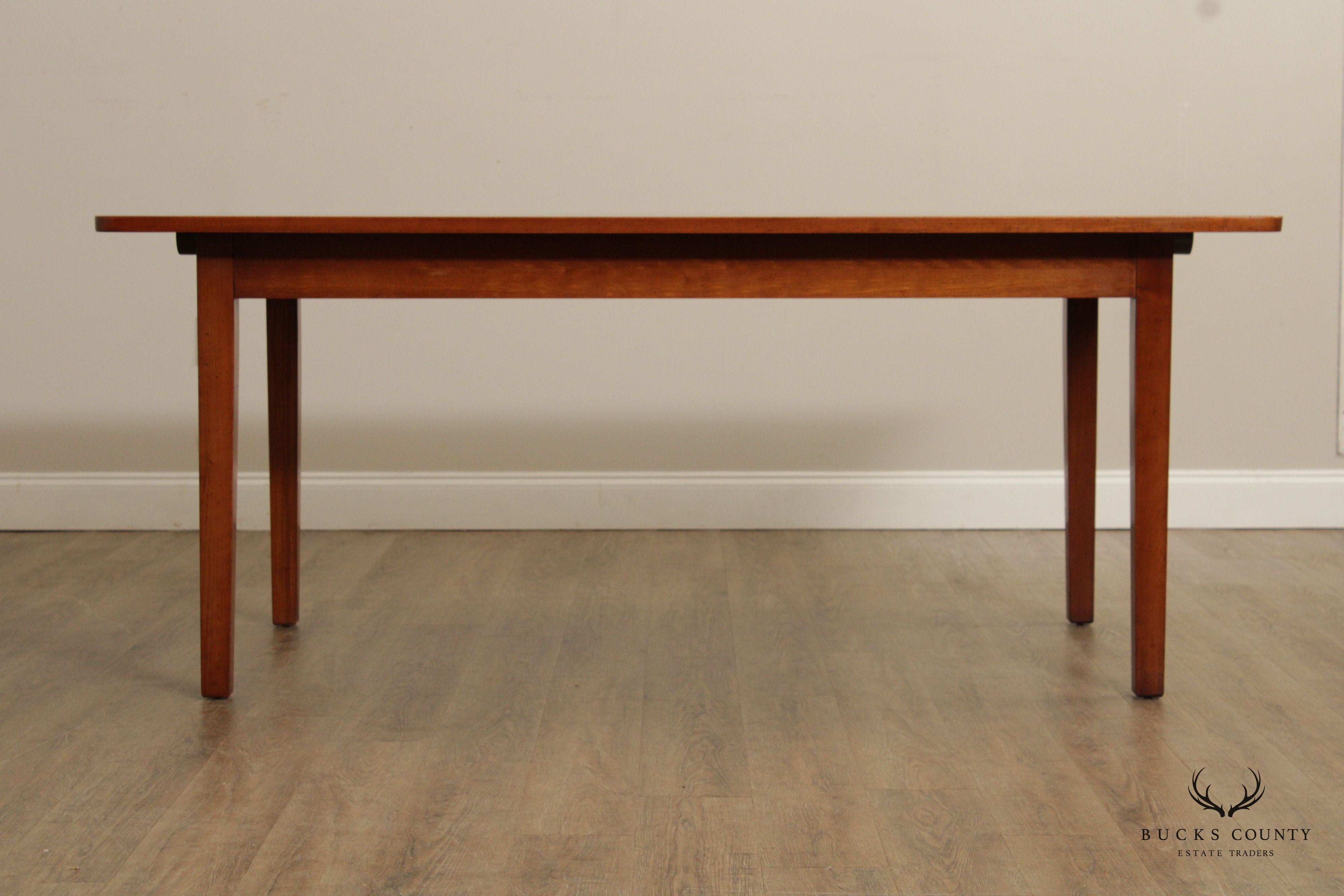 Wright Table Co. Farmhouse Style Cherry Dining Table