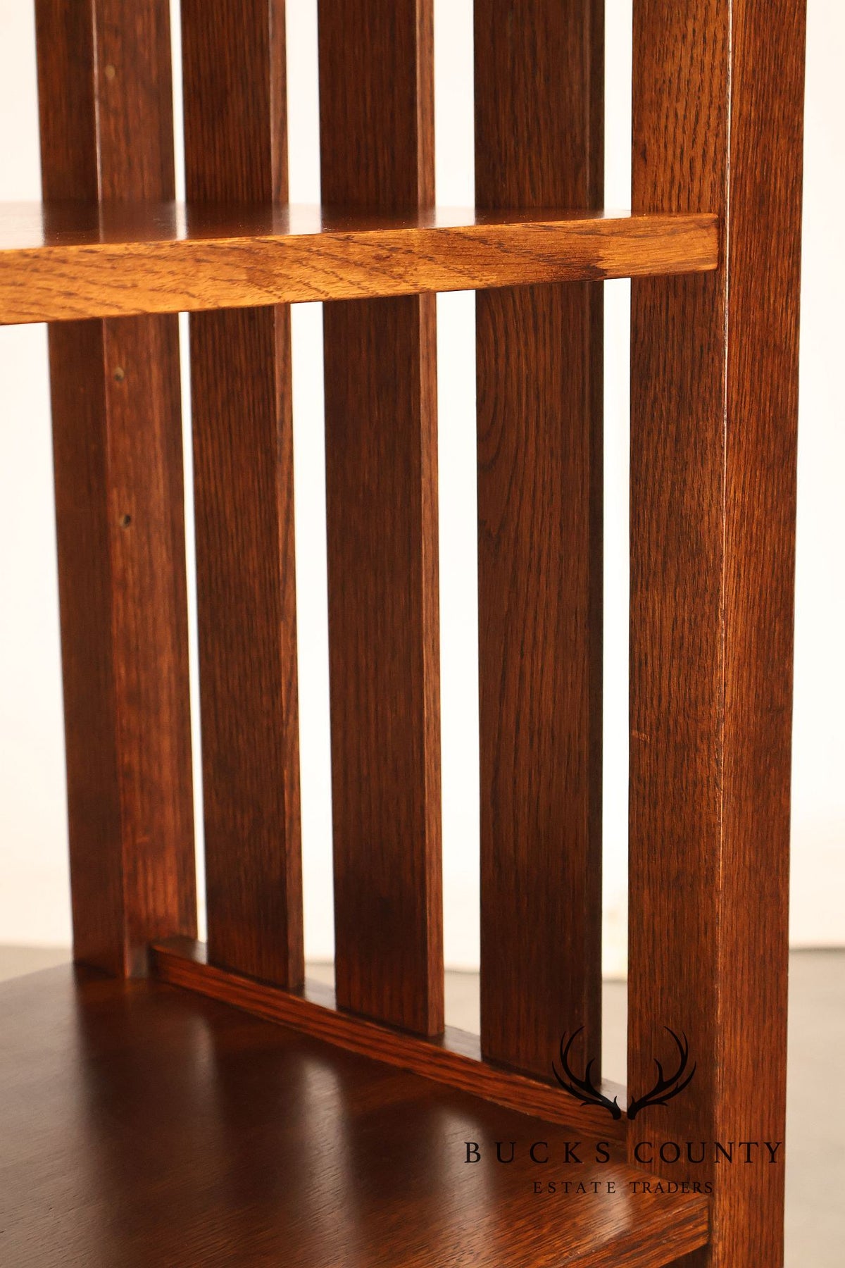 Stickley Mission Collection Oak Open Bookcase