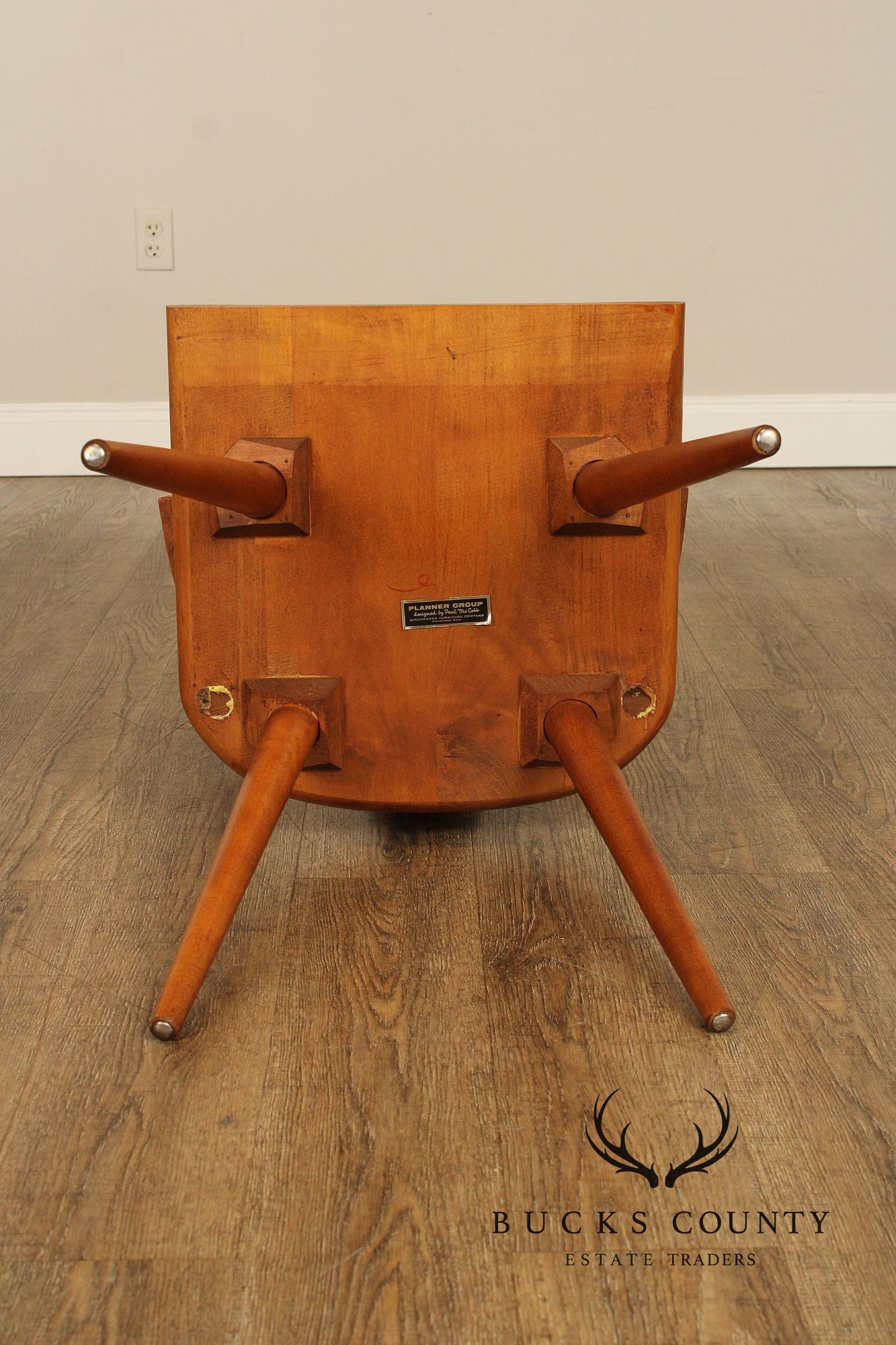 Paul McCobb Planner Group Mid Century Modern Maple Armchair