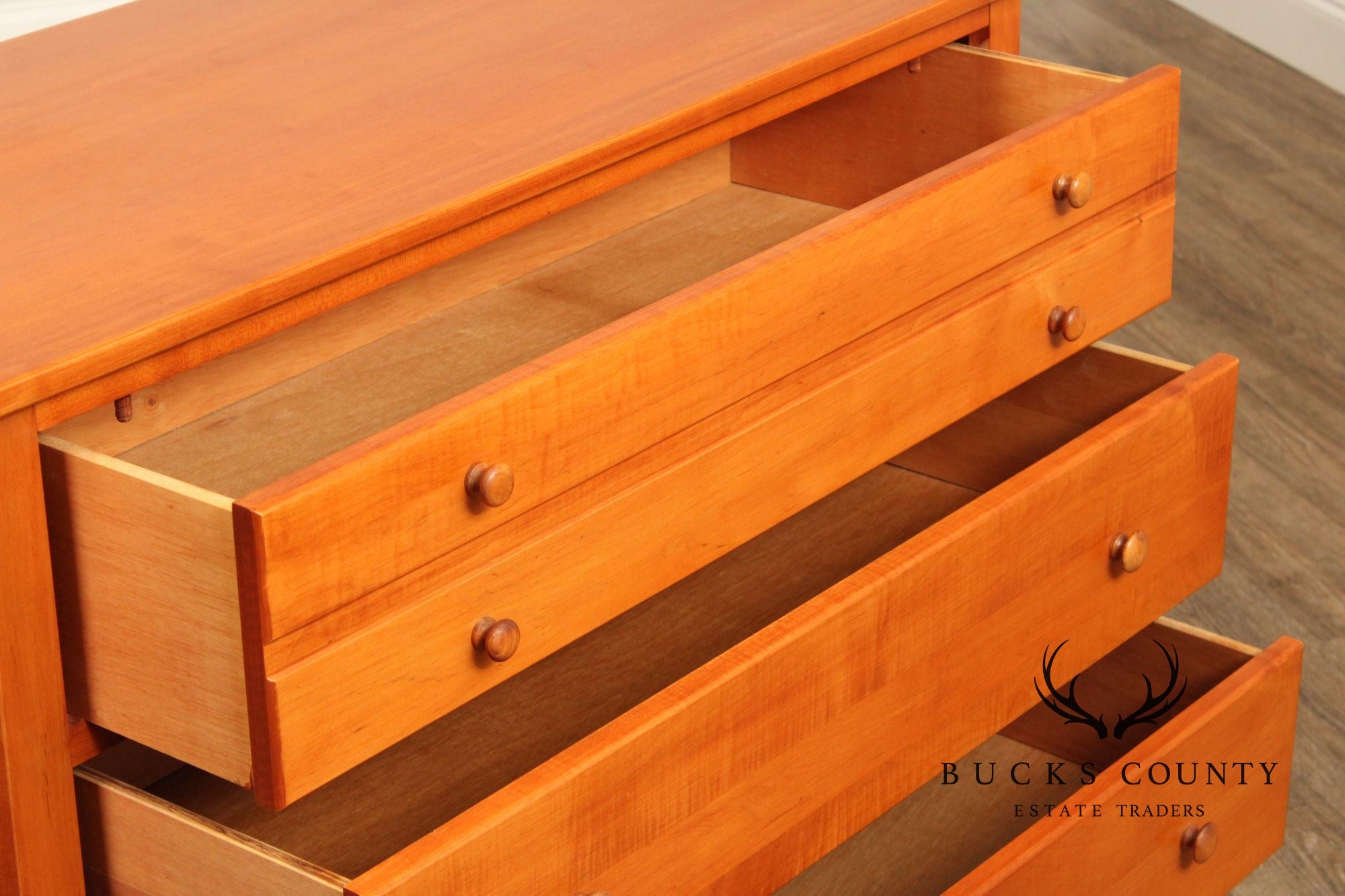 Shaker Style Solid Maple Single Dresser Chest of Drawers