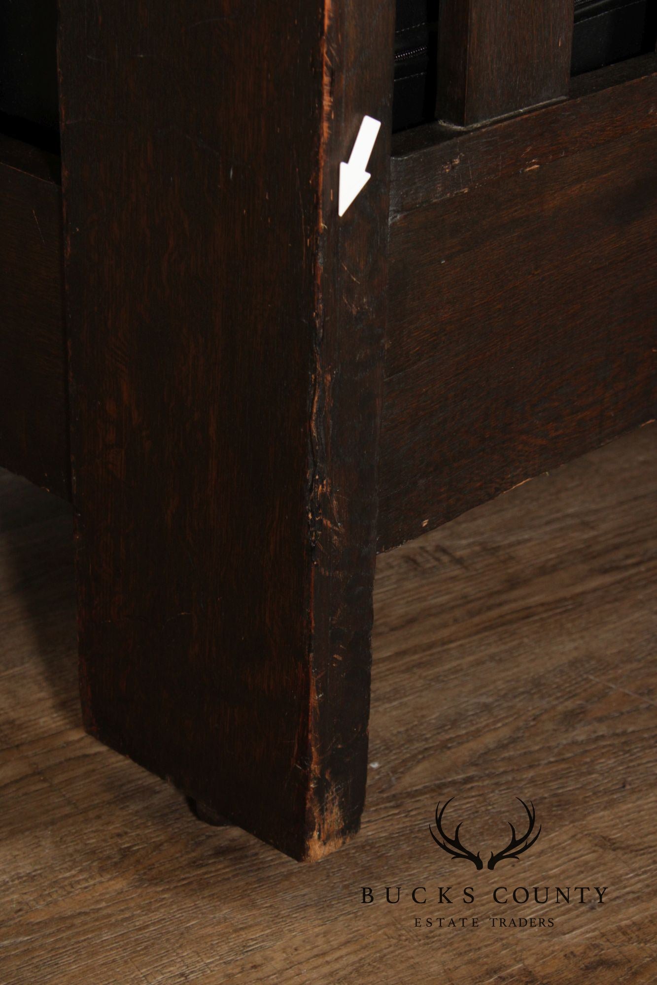 Limbert Antique Arts & Crafts Oak Settle Sofa
