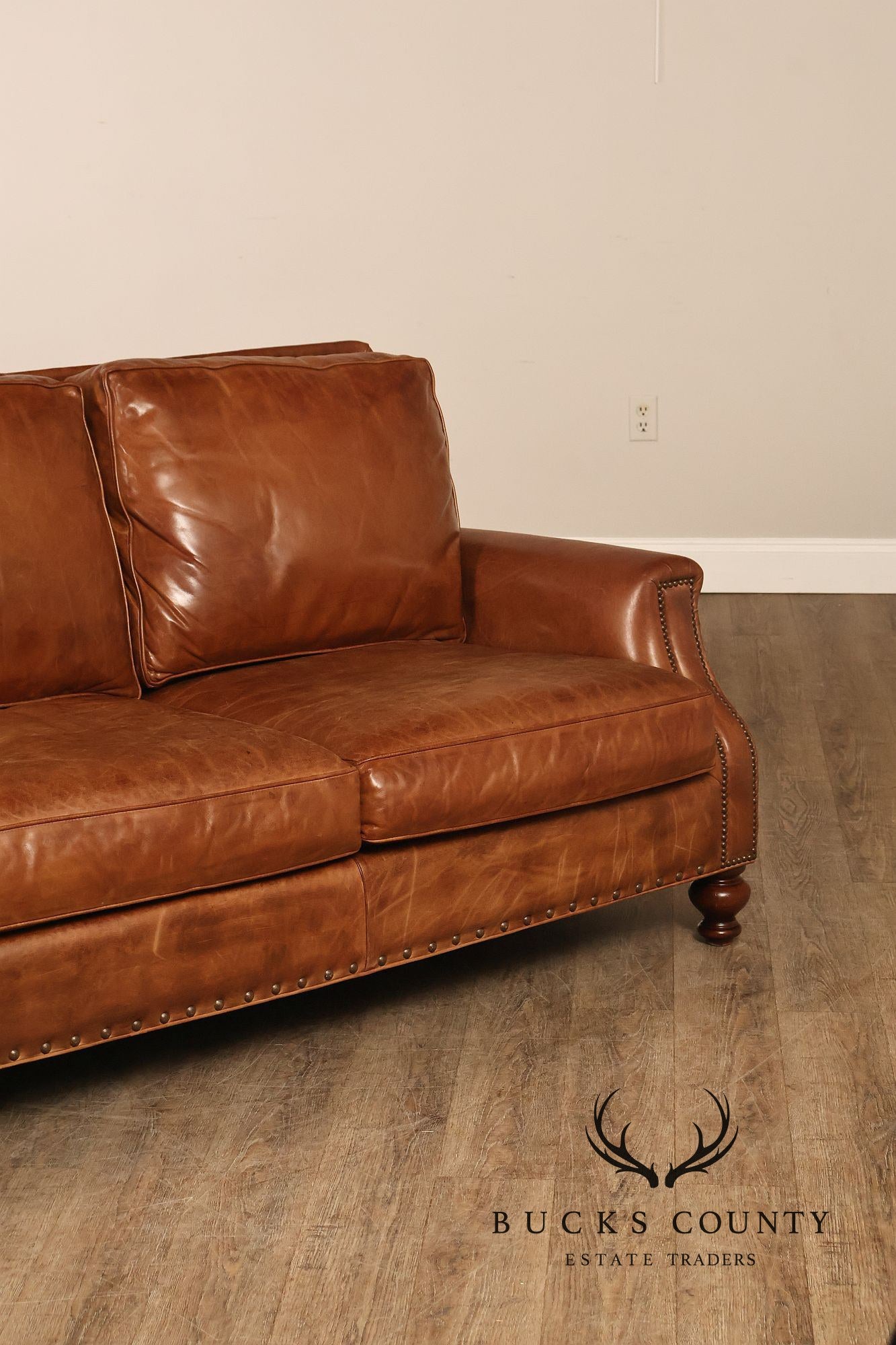 Hancock & Moore 'Rugby Club' Leather Sofa