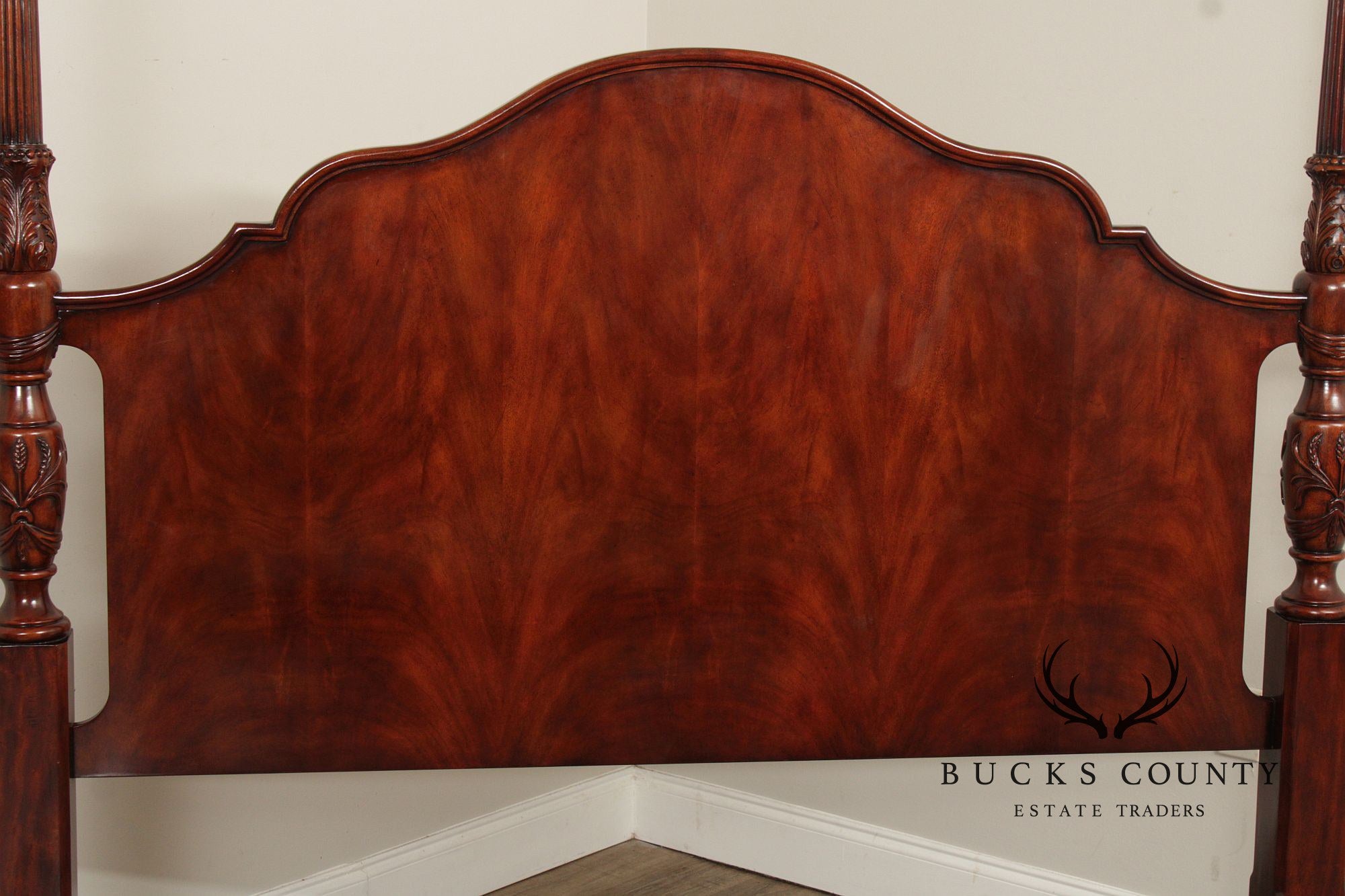 Theodore Alexander 'Essential' Mahogany Queen Poster Bed