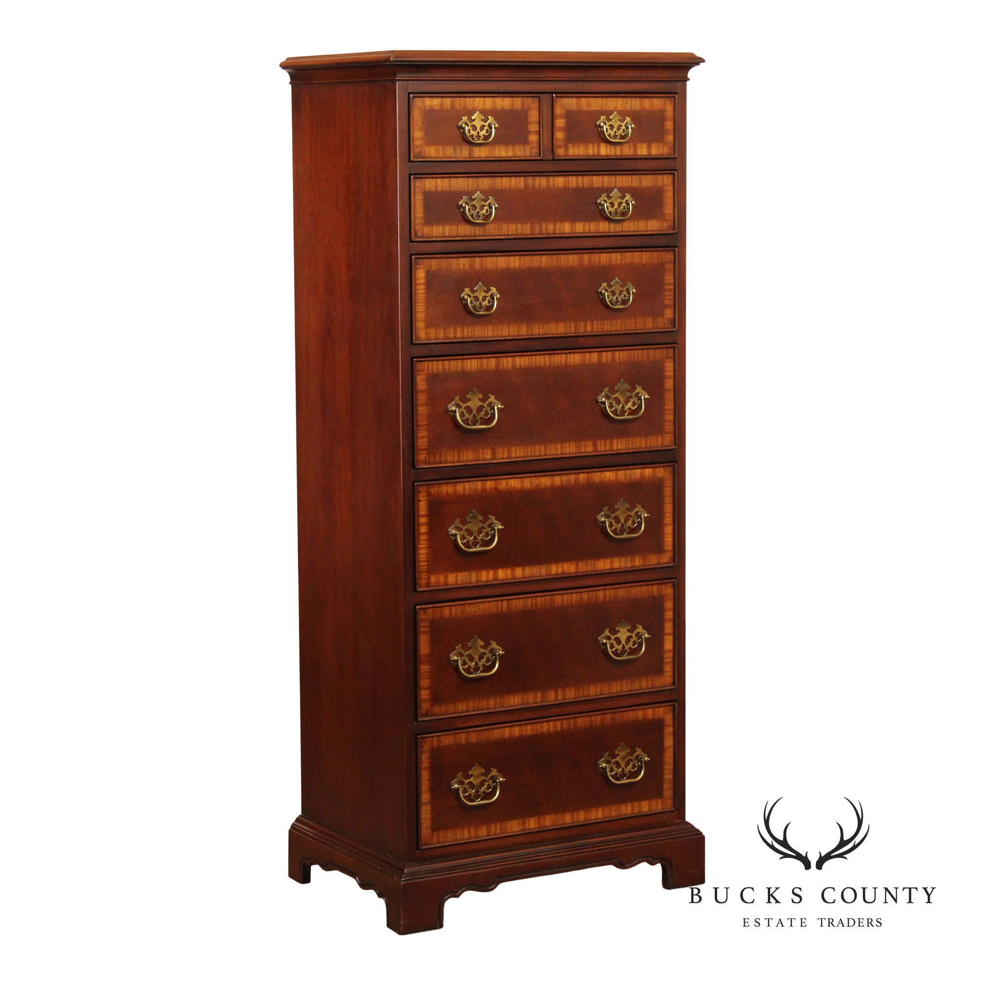 Drexel 18th Century Collection Mahogany Lingerie Chest