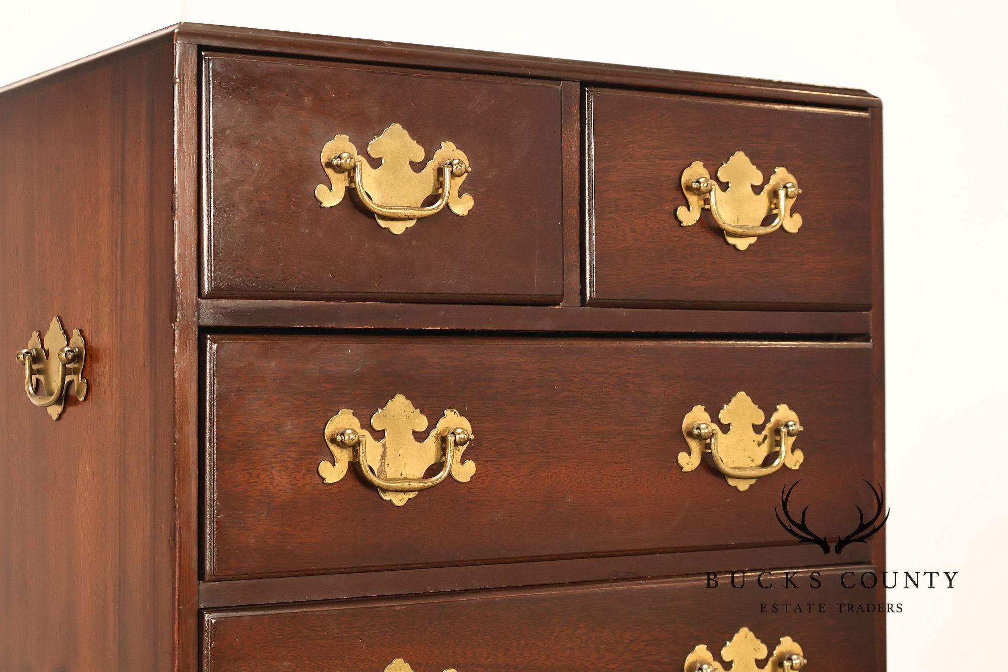 Madison Square Chippendale Style Mahogany Silver Chest On Stand