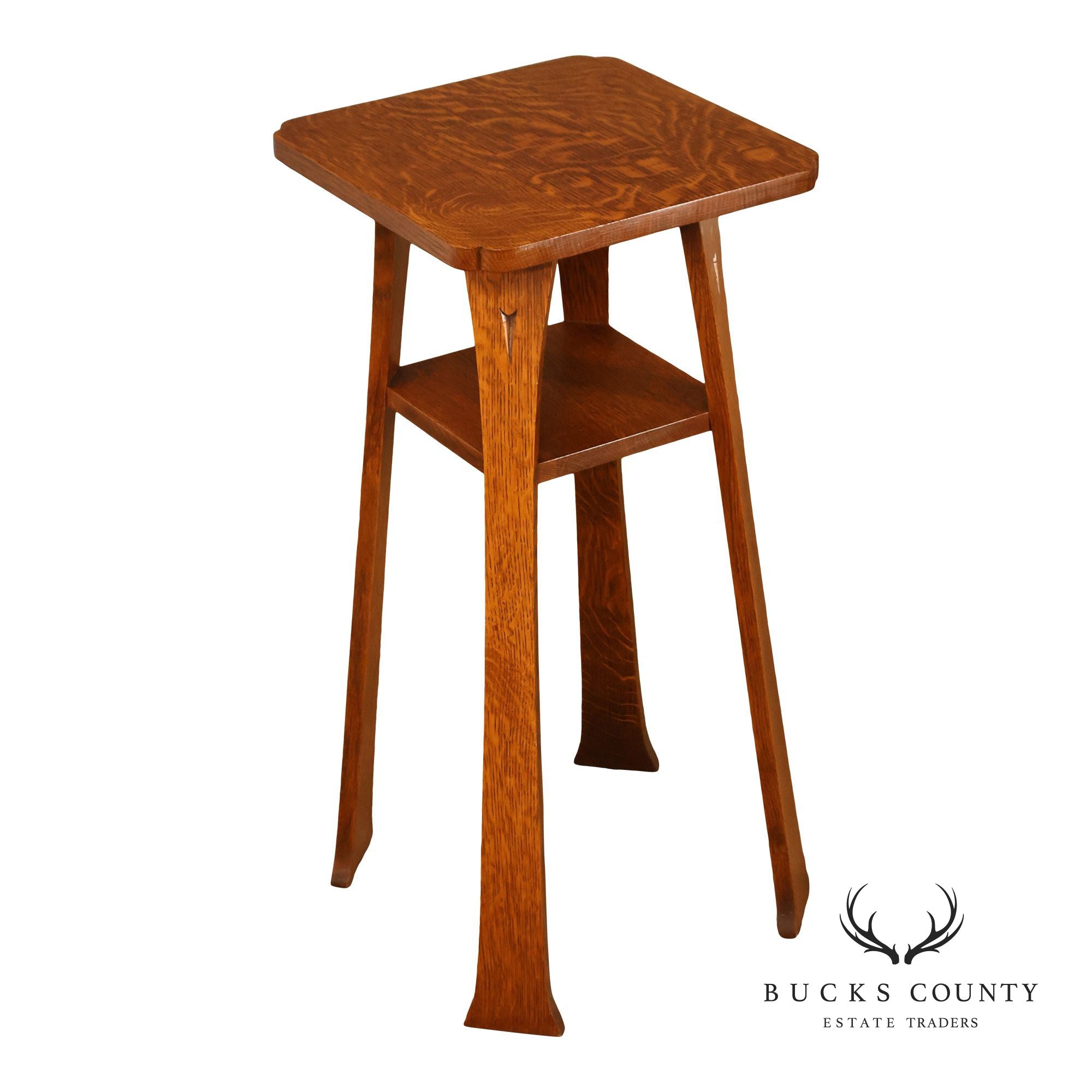 Stickley Mission Collection Tom Jones Oak Drink Stand