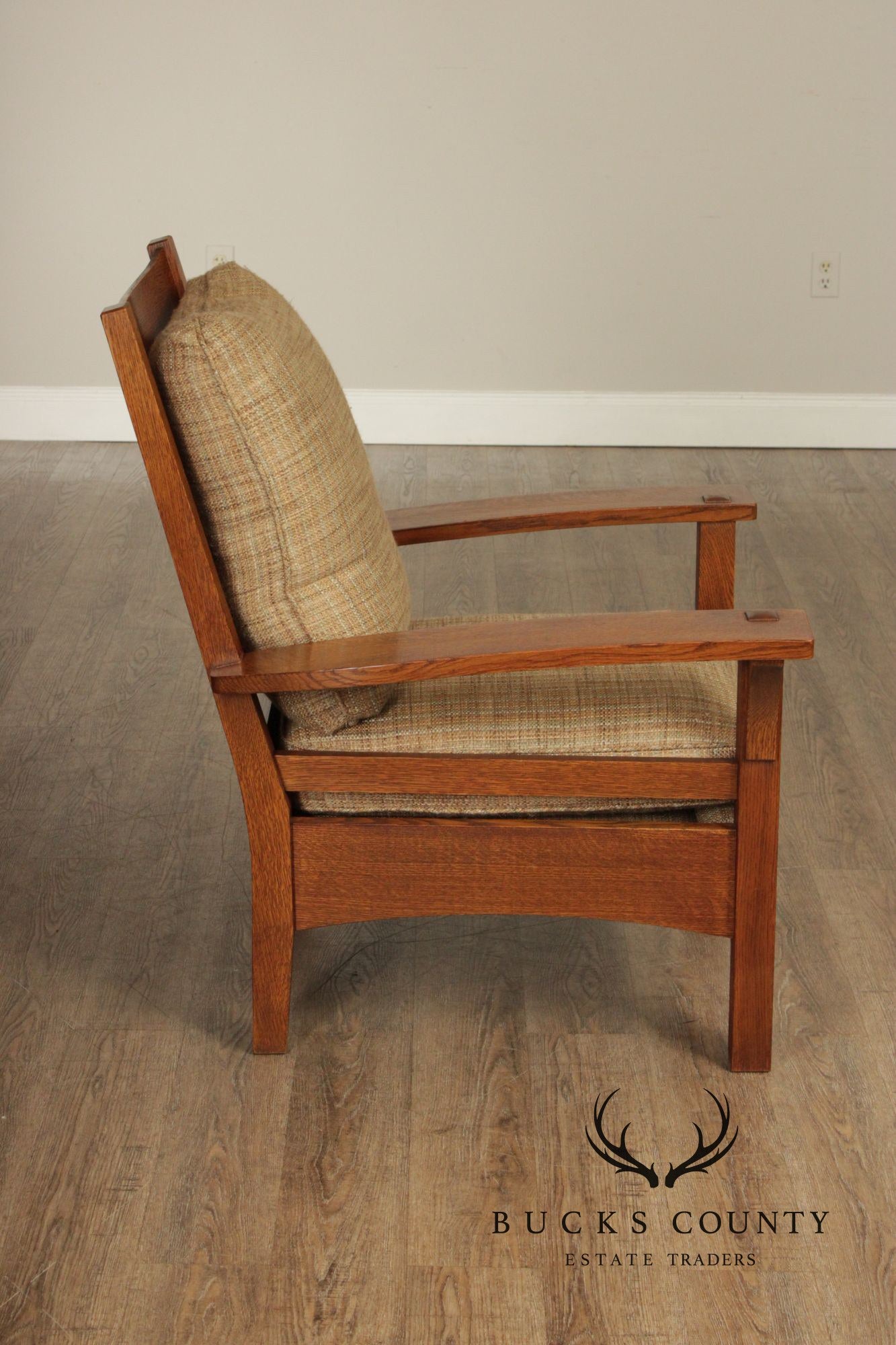 Stickley Mission Collection Oak Lounge Chair