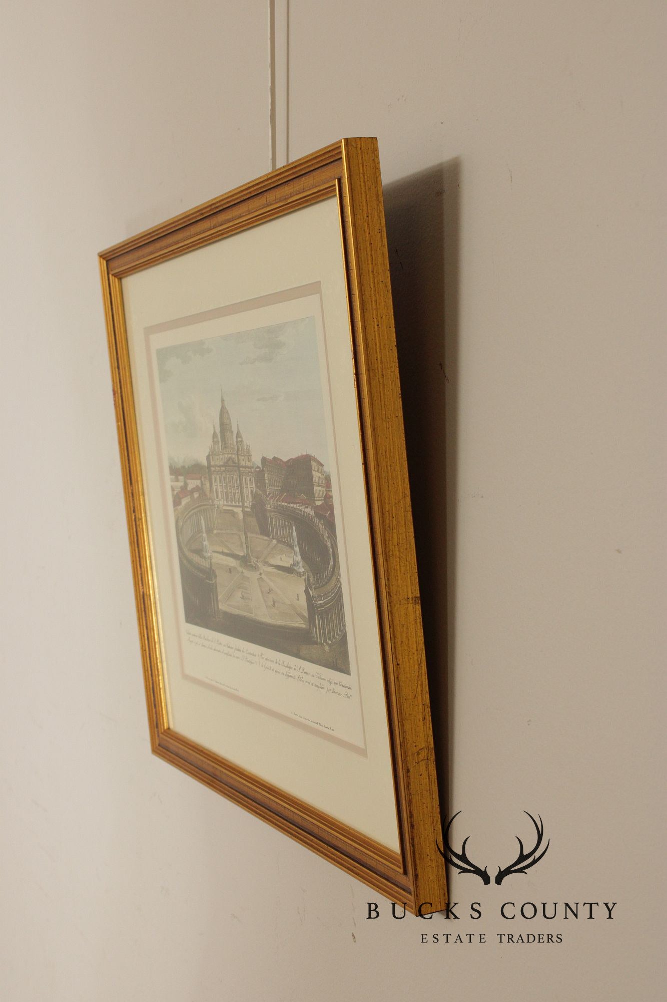 Set of Four Framed Italian Architectural Prints